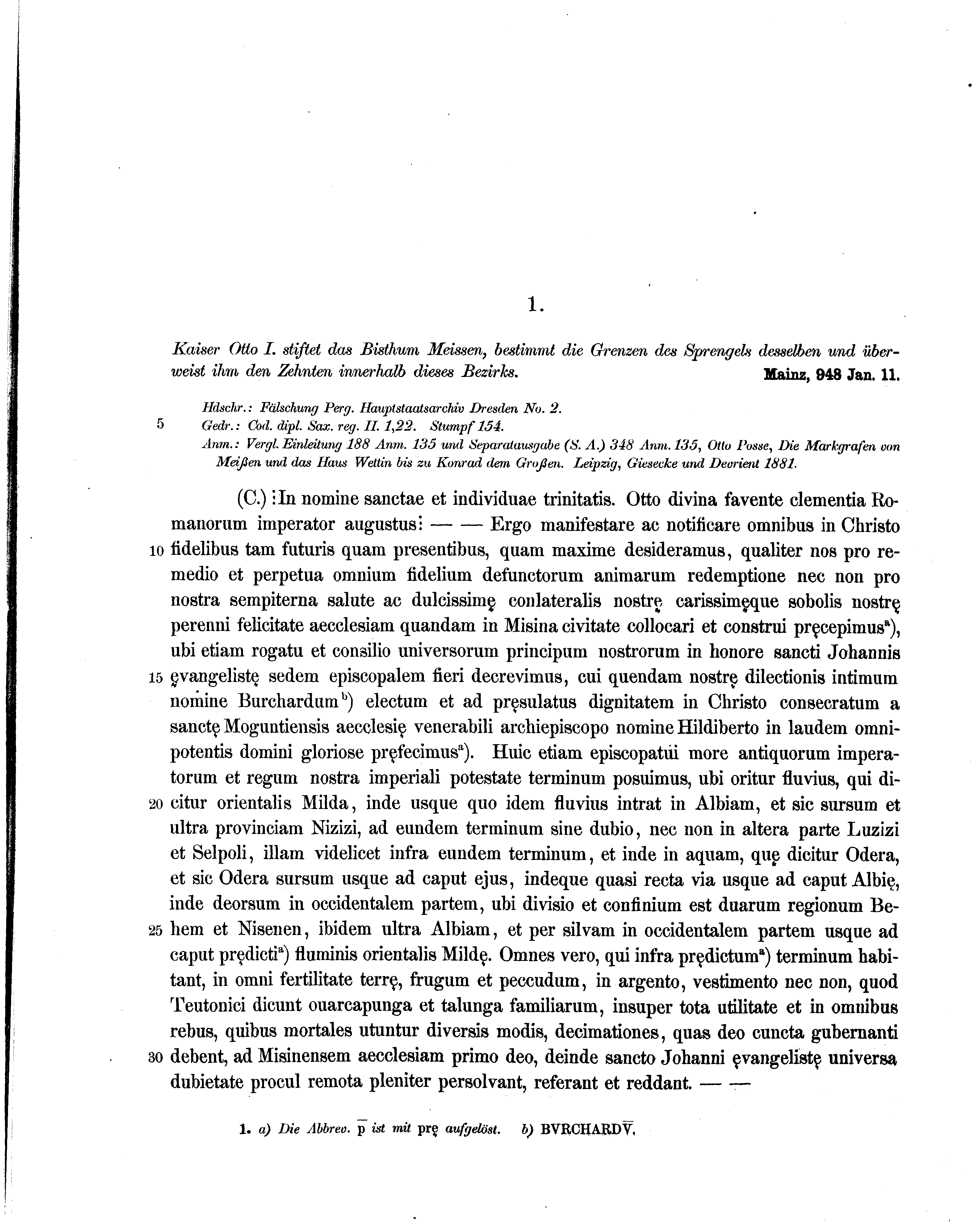 Historische Urkunde Seite 237 aus Band cds1a1