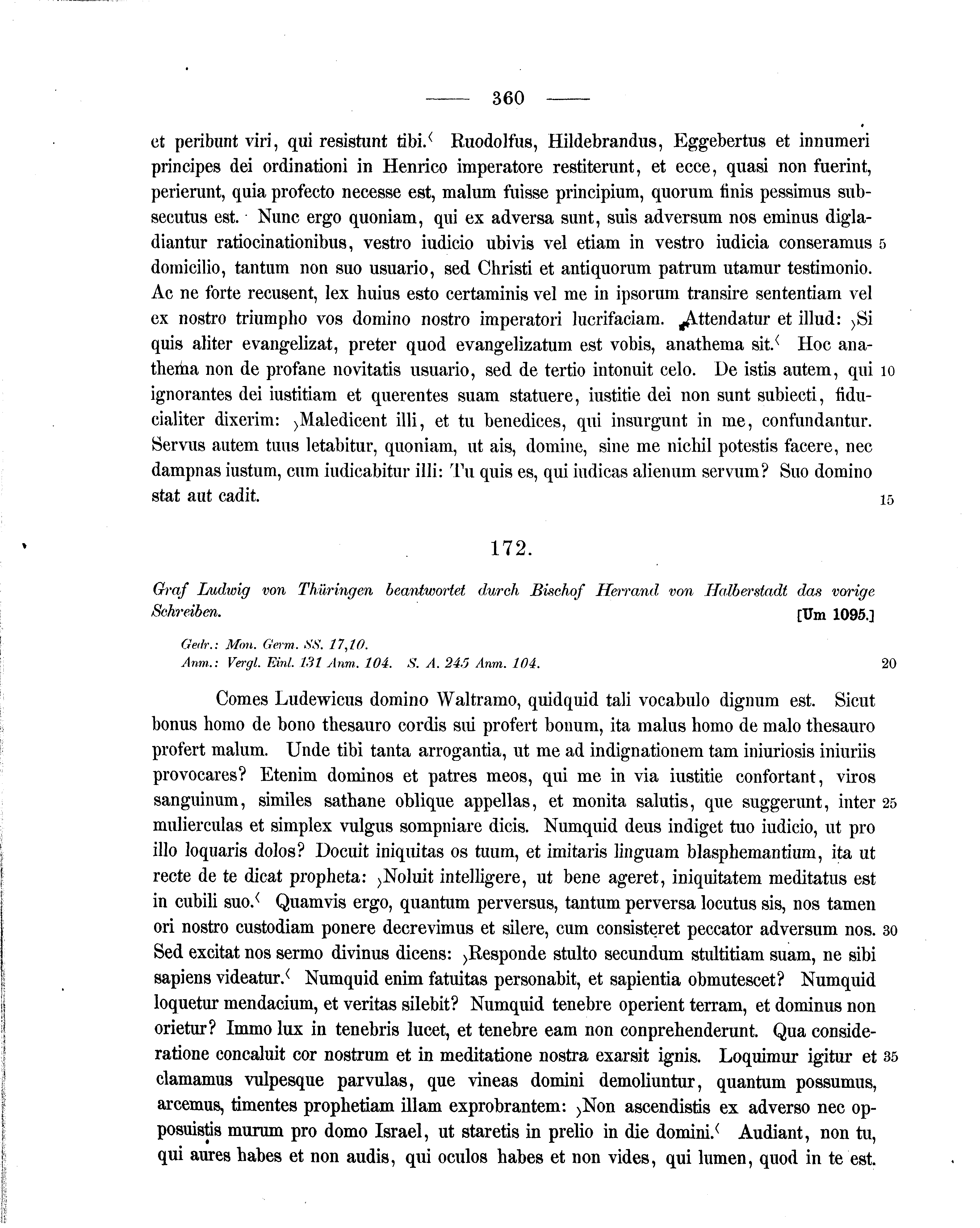 Historische Urkunde Seite 360 aus Band cds1a1