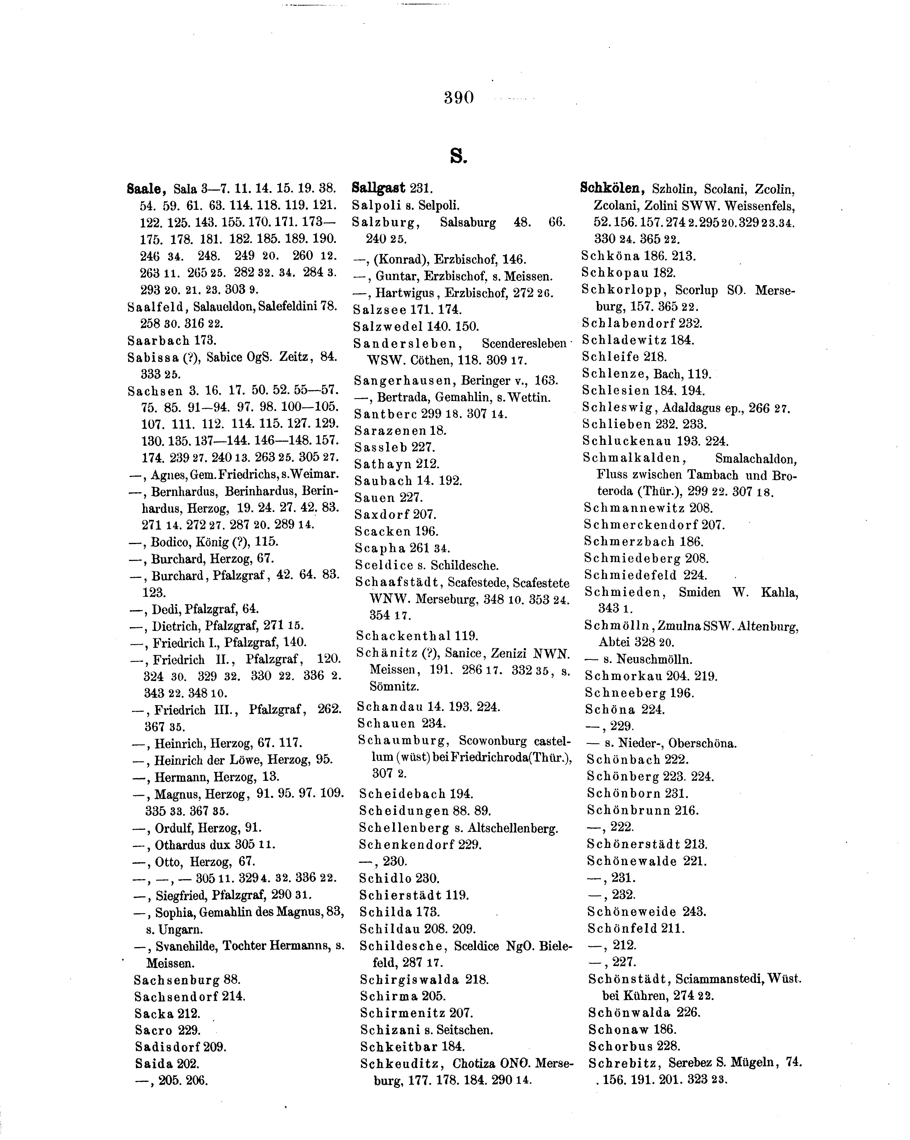 Historische Urkunde Seite 390 aus Band cds1a1