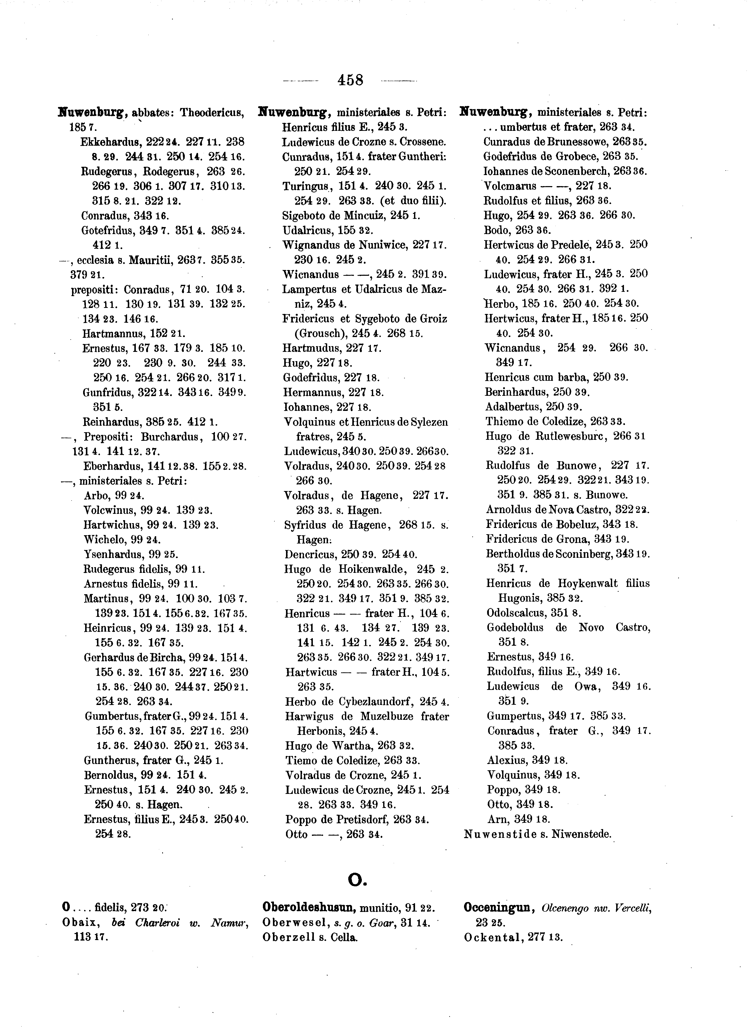 Historische Urkunde Seite 458 aus Band cds1a2