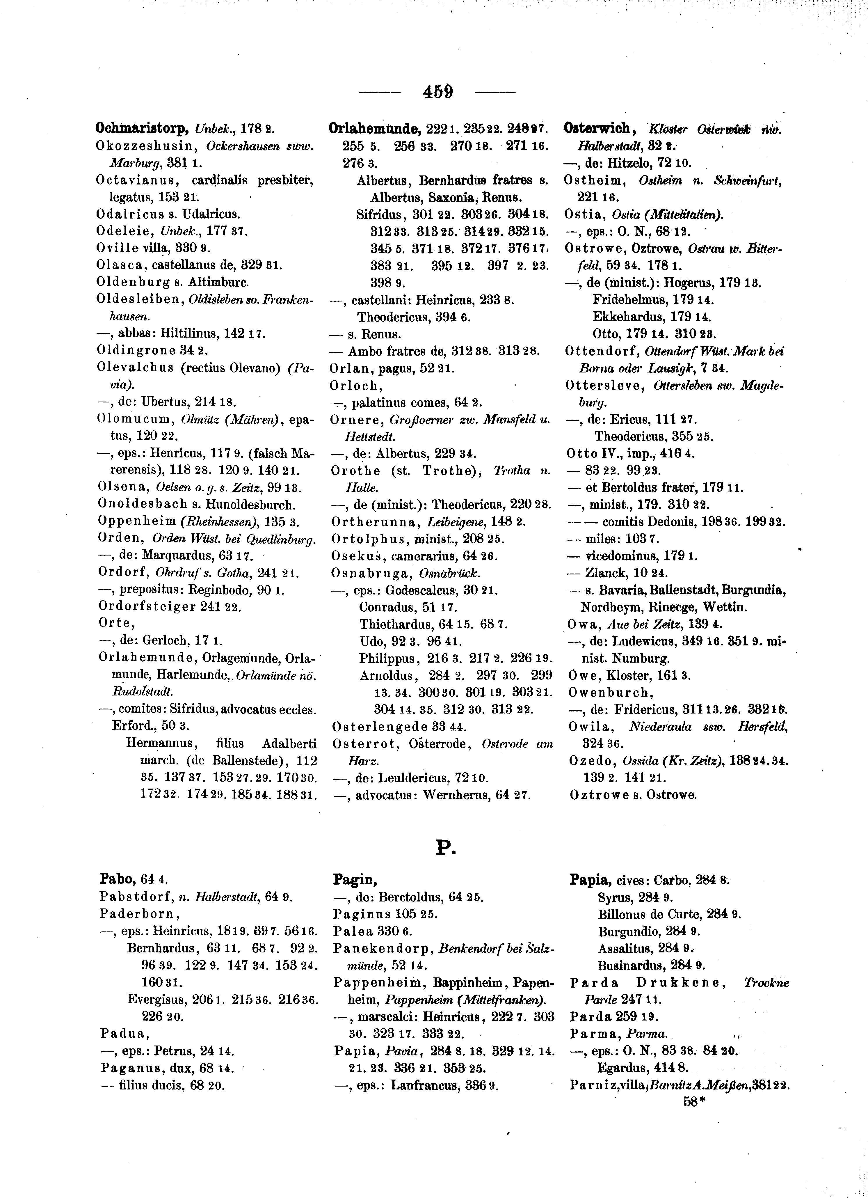 Historische Urkunde Seite 459 aus Band cds1a2