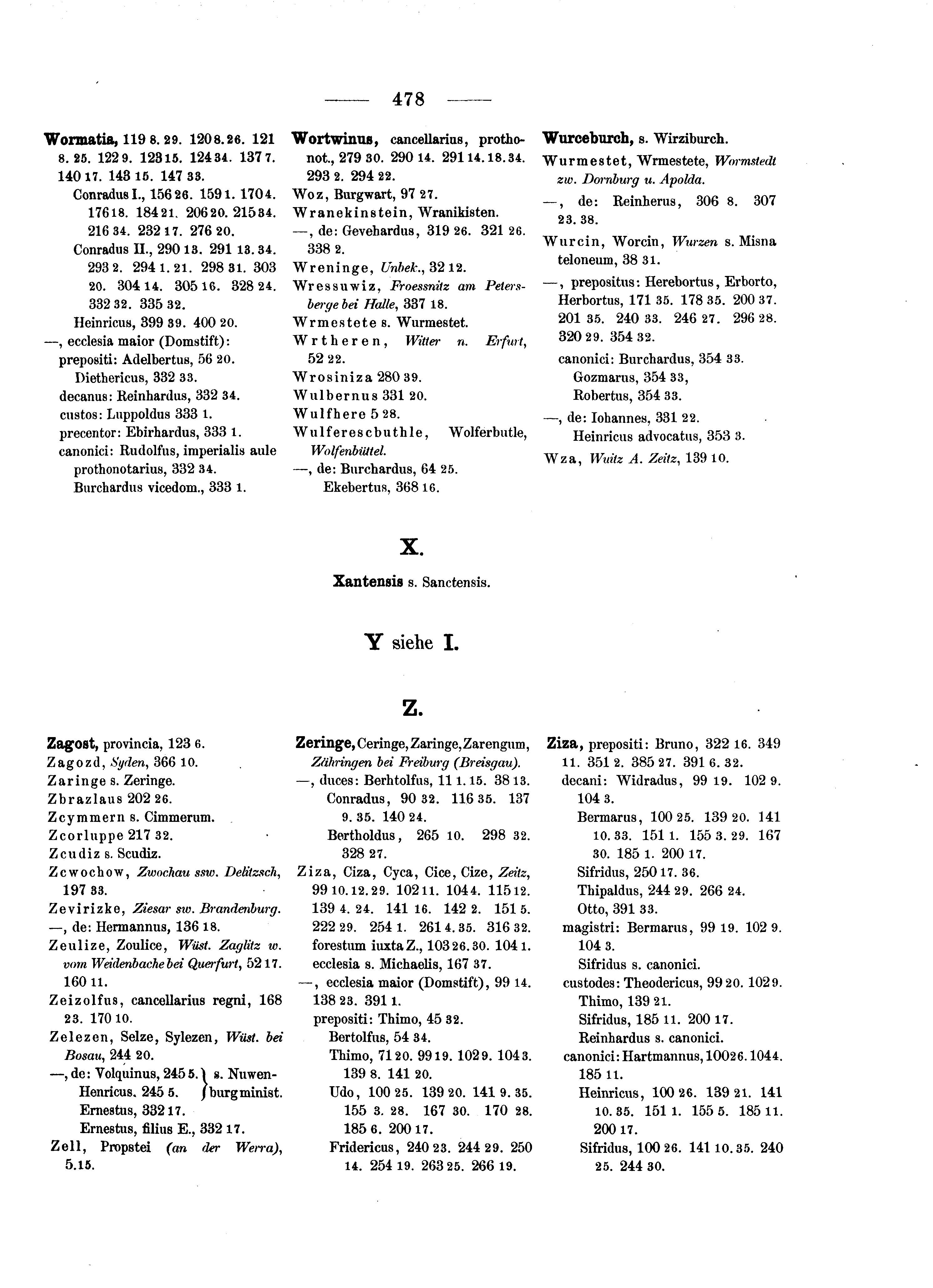 Historische Urkunde Seite 478 aus Band cds1a2