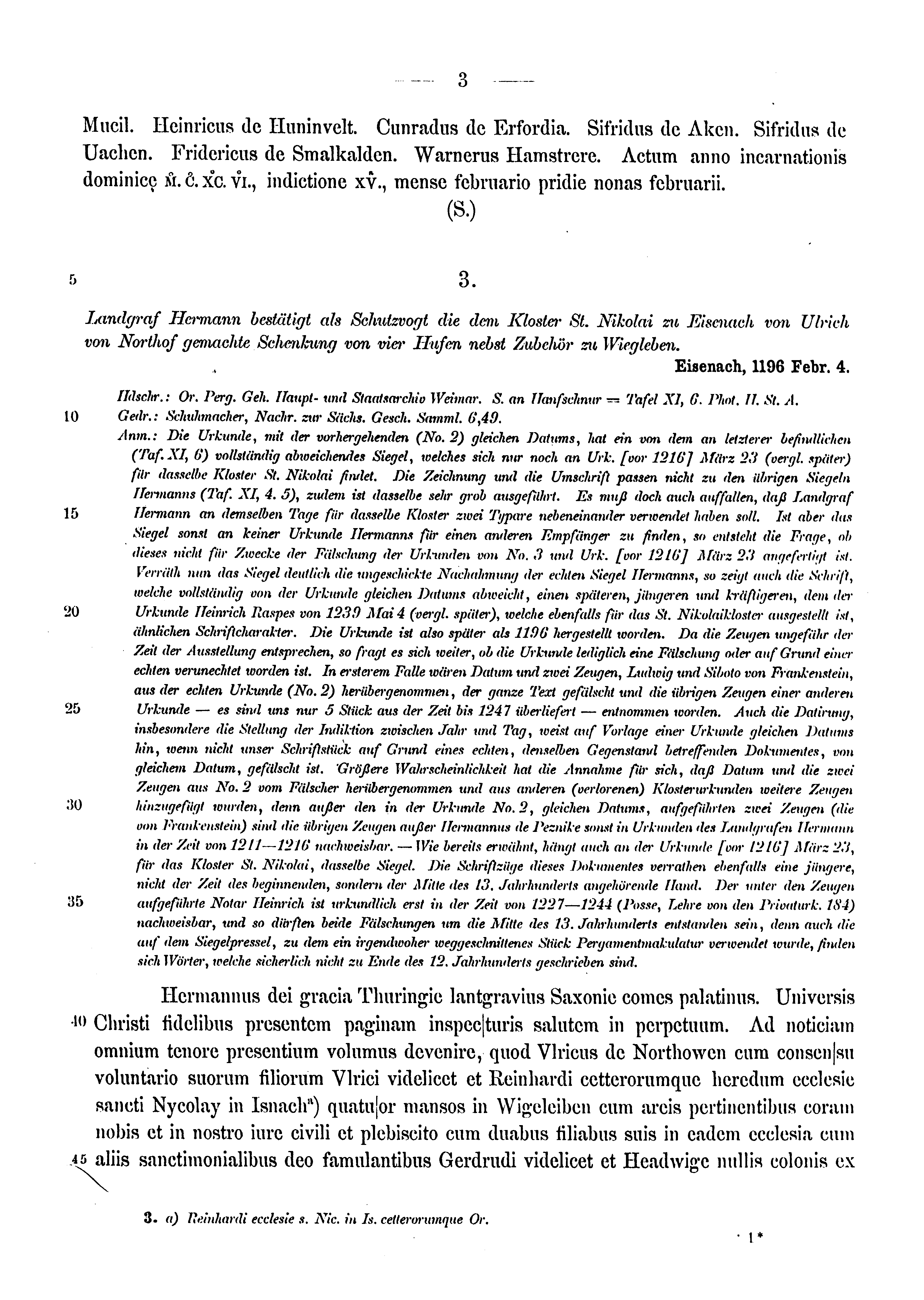 Historische Urkunde Seite 3 aus Band cds1a3