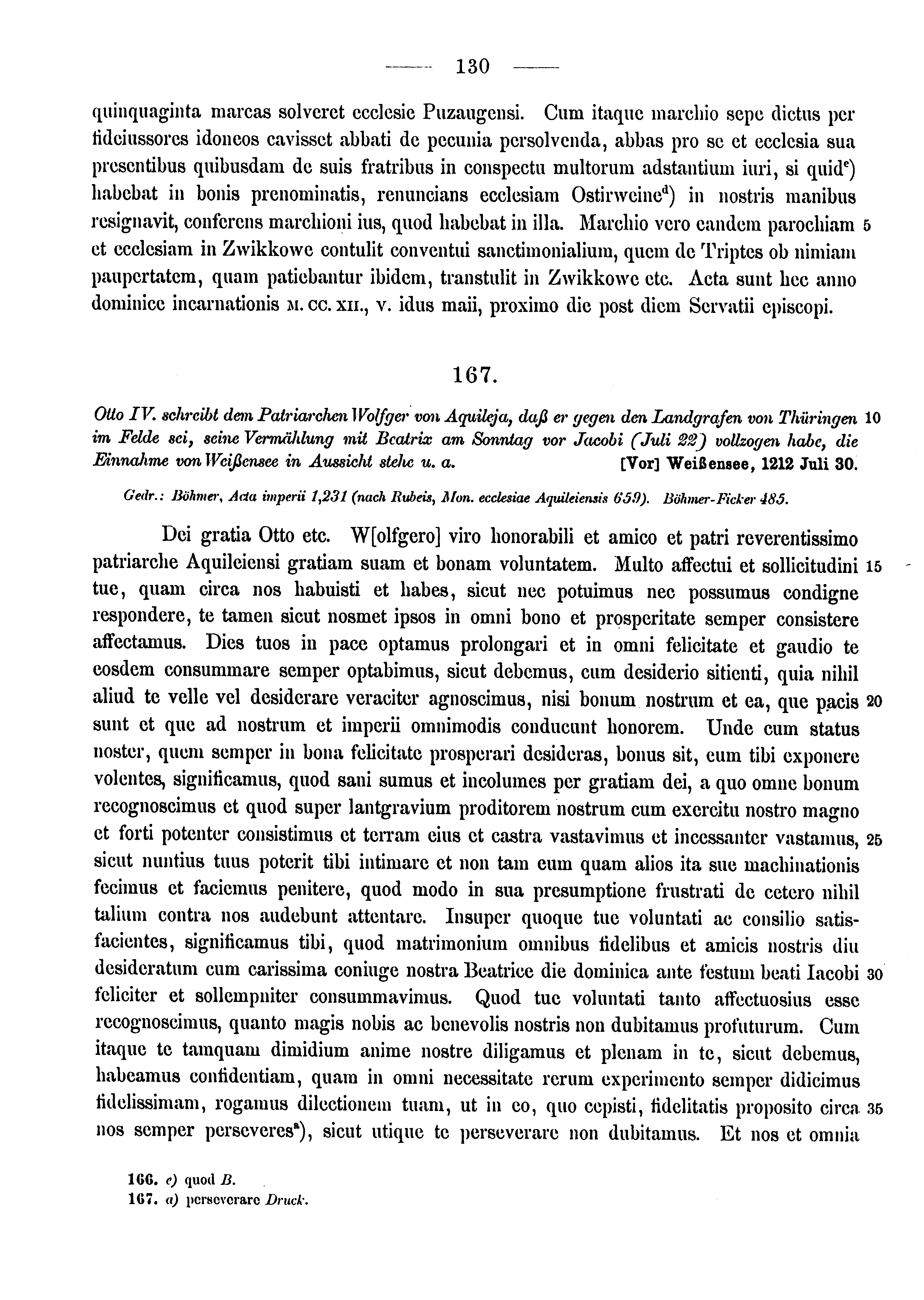 Historische Urkunde Seite 130 aus Band cds1a3