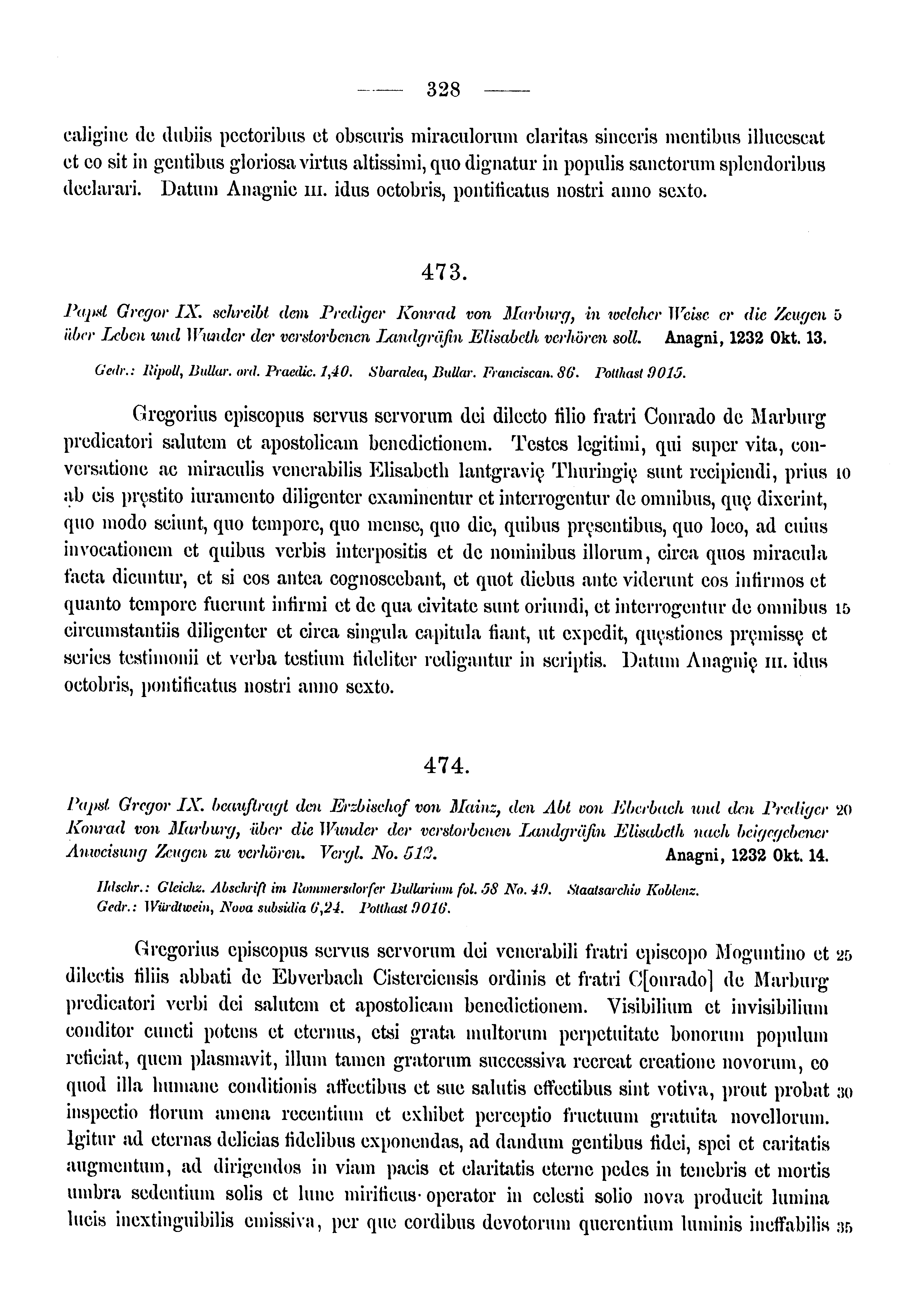 Historische Urkunde Seite 328 aus Band cds1a3