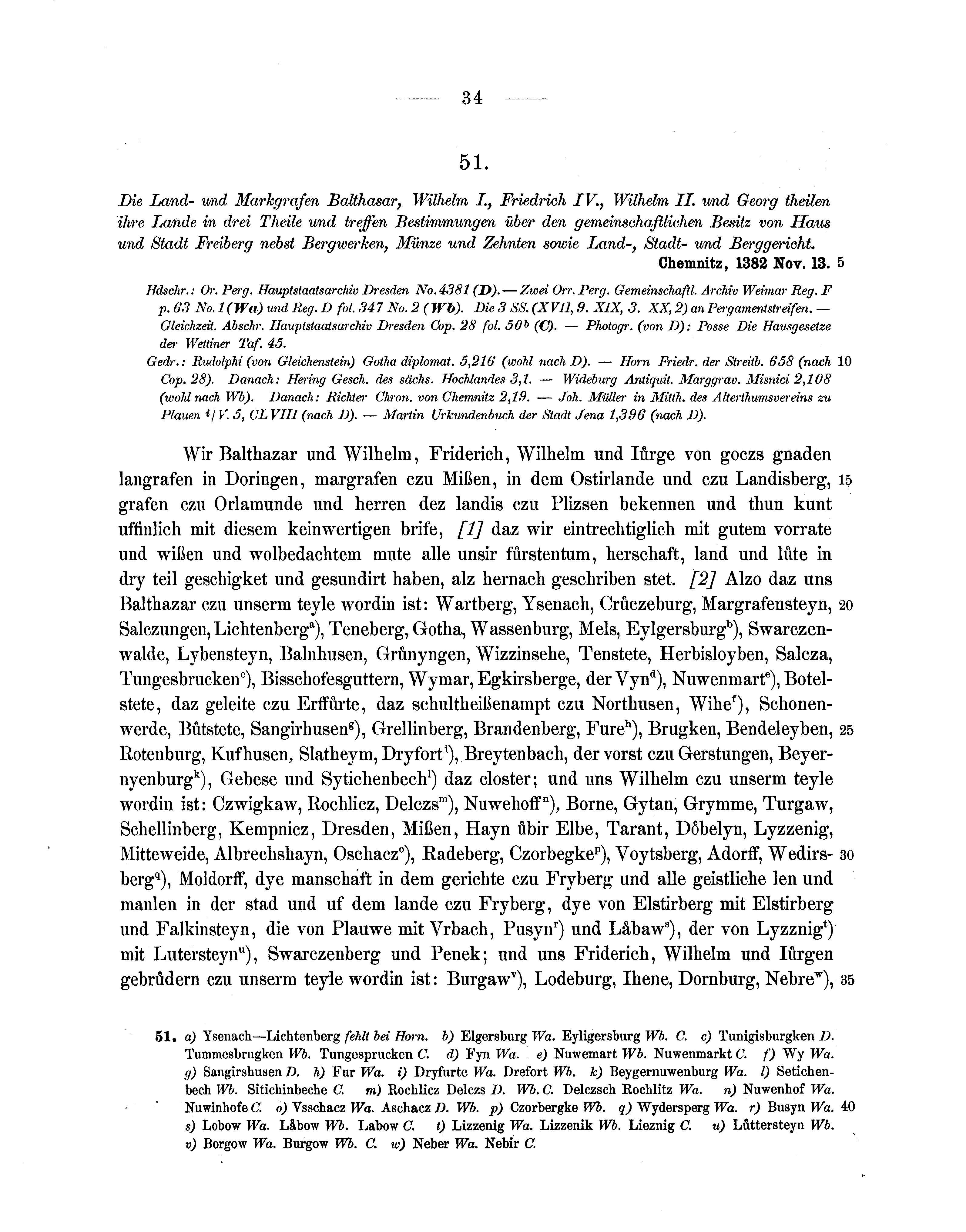 Historische Urkunde Seite 34 aus Band cds1b1