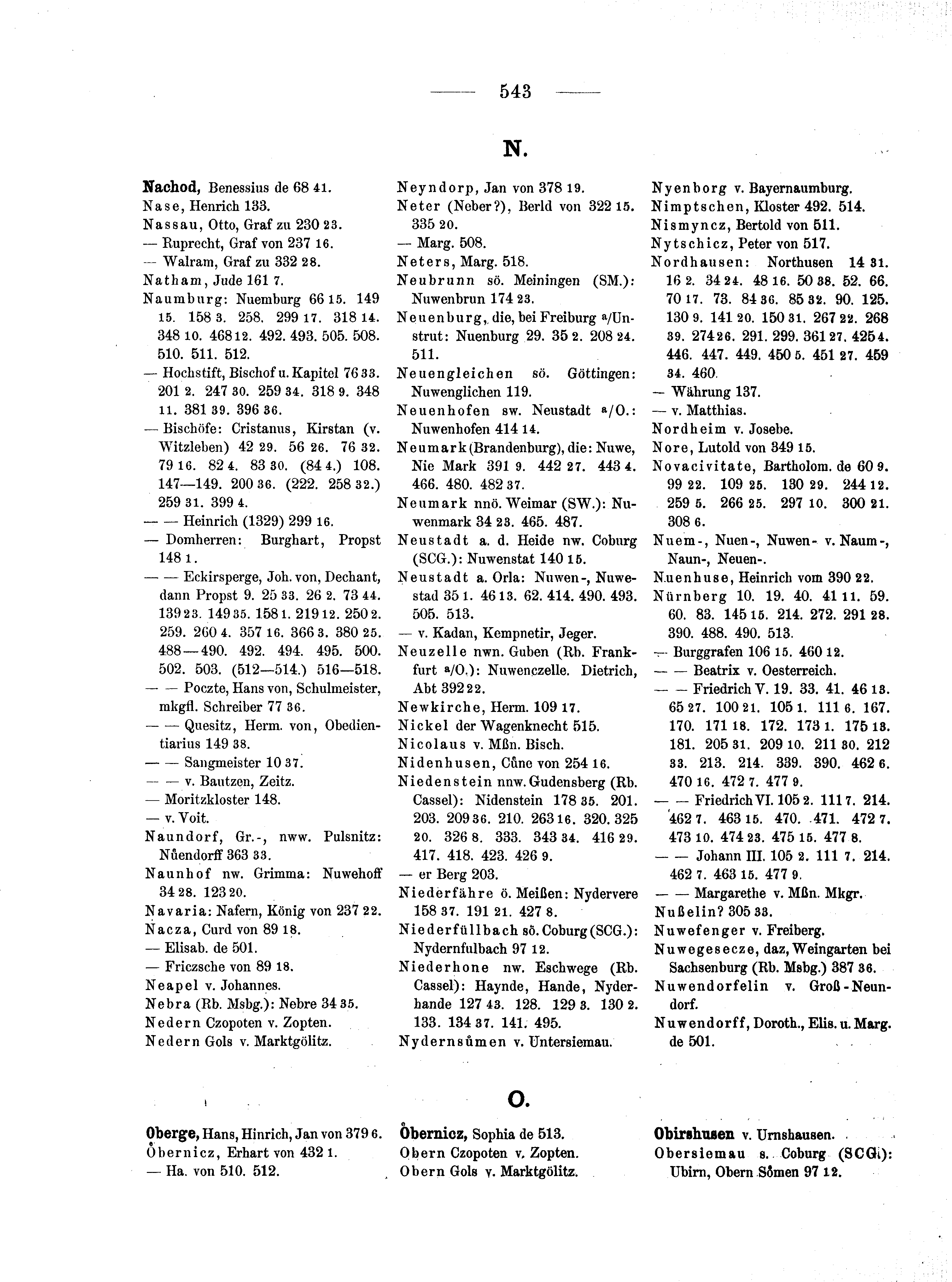 Historische Urkunde Seite 543 aus Band cds1b1