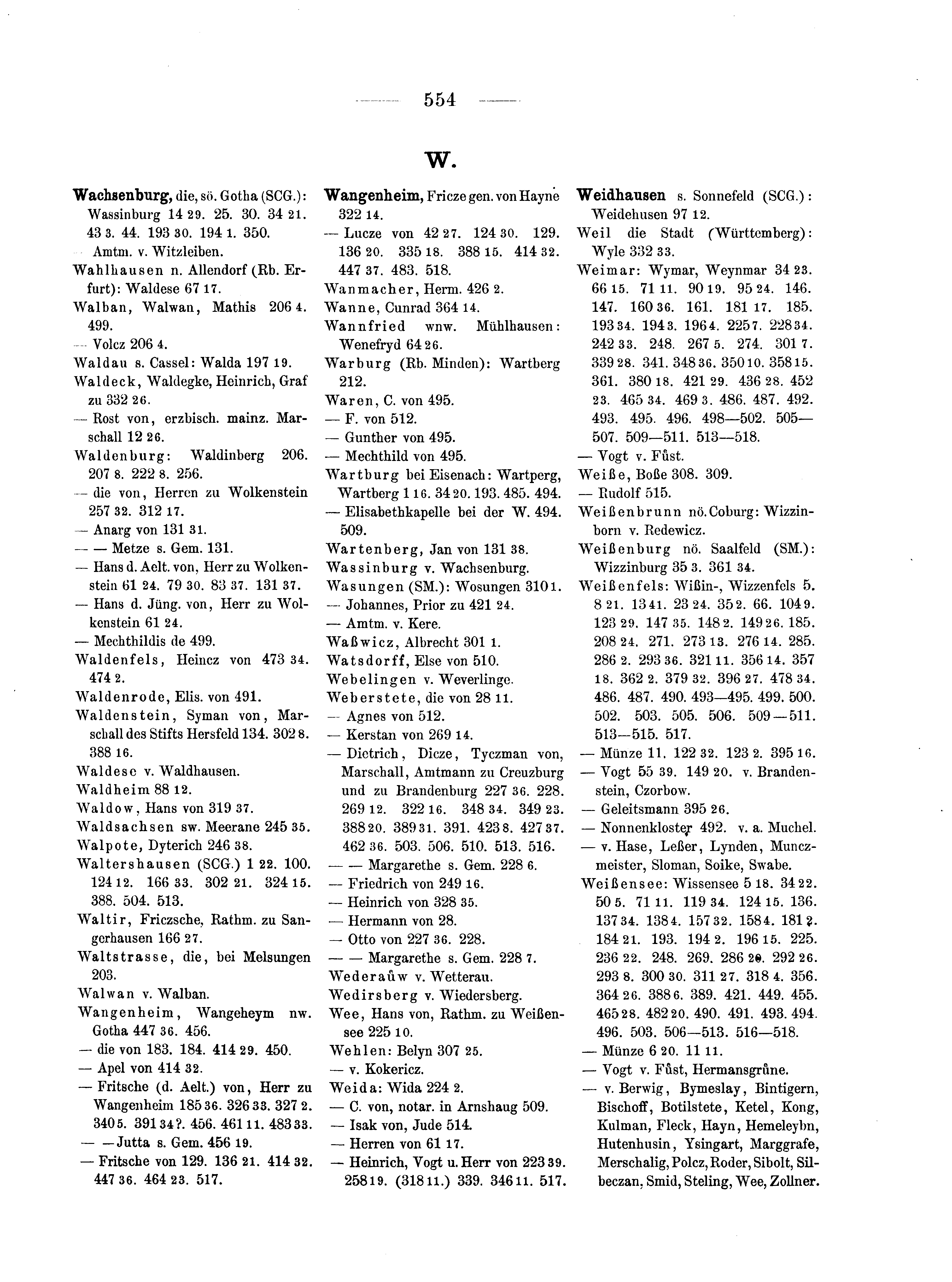 Historische Urkunde Seite 554 aus Band cds1b1