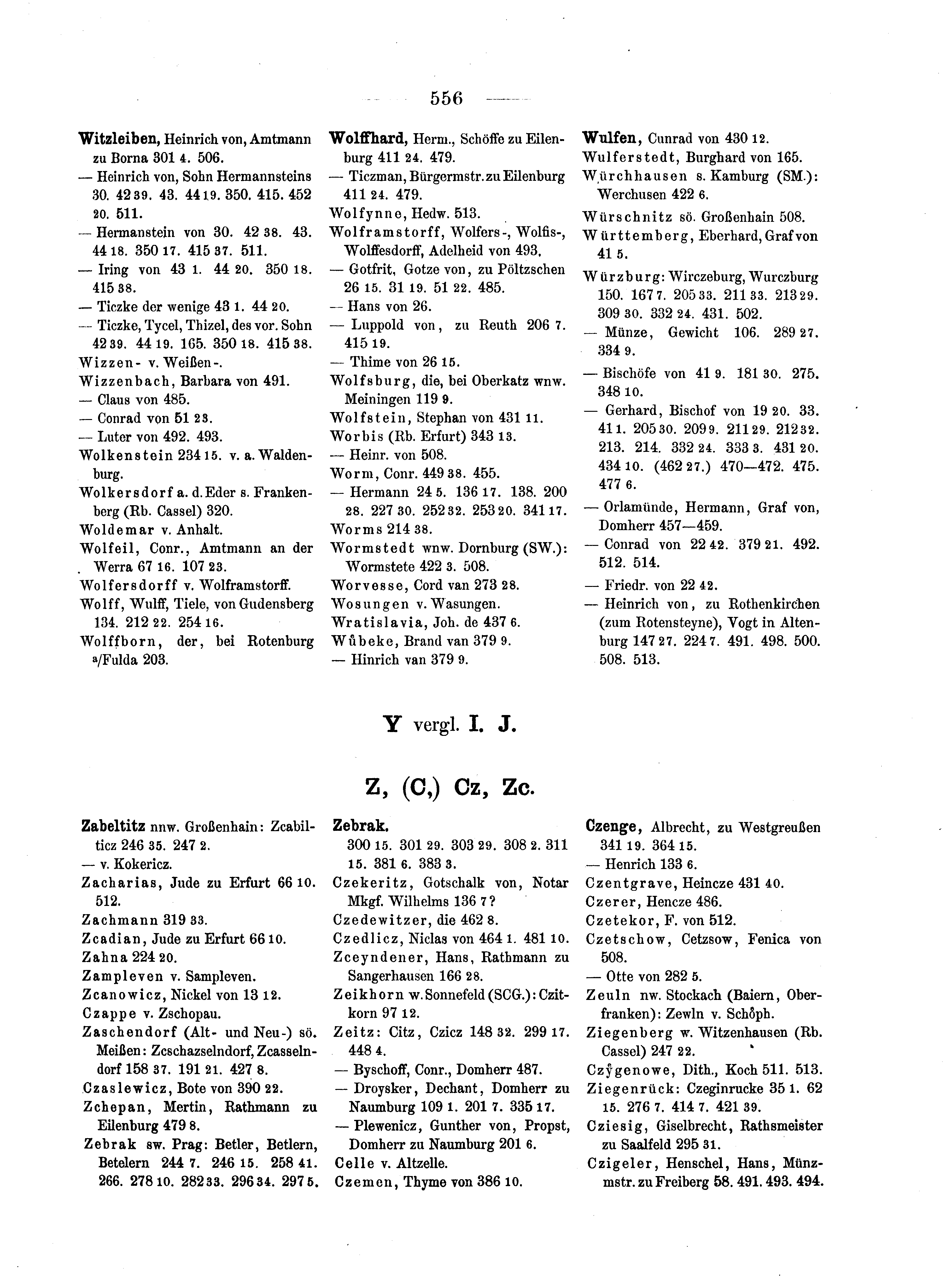 Historische Urkunde Seite 556 aus Band cds1b1
