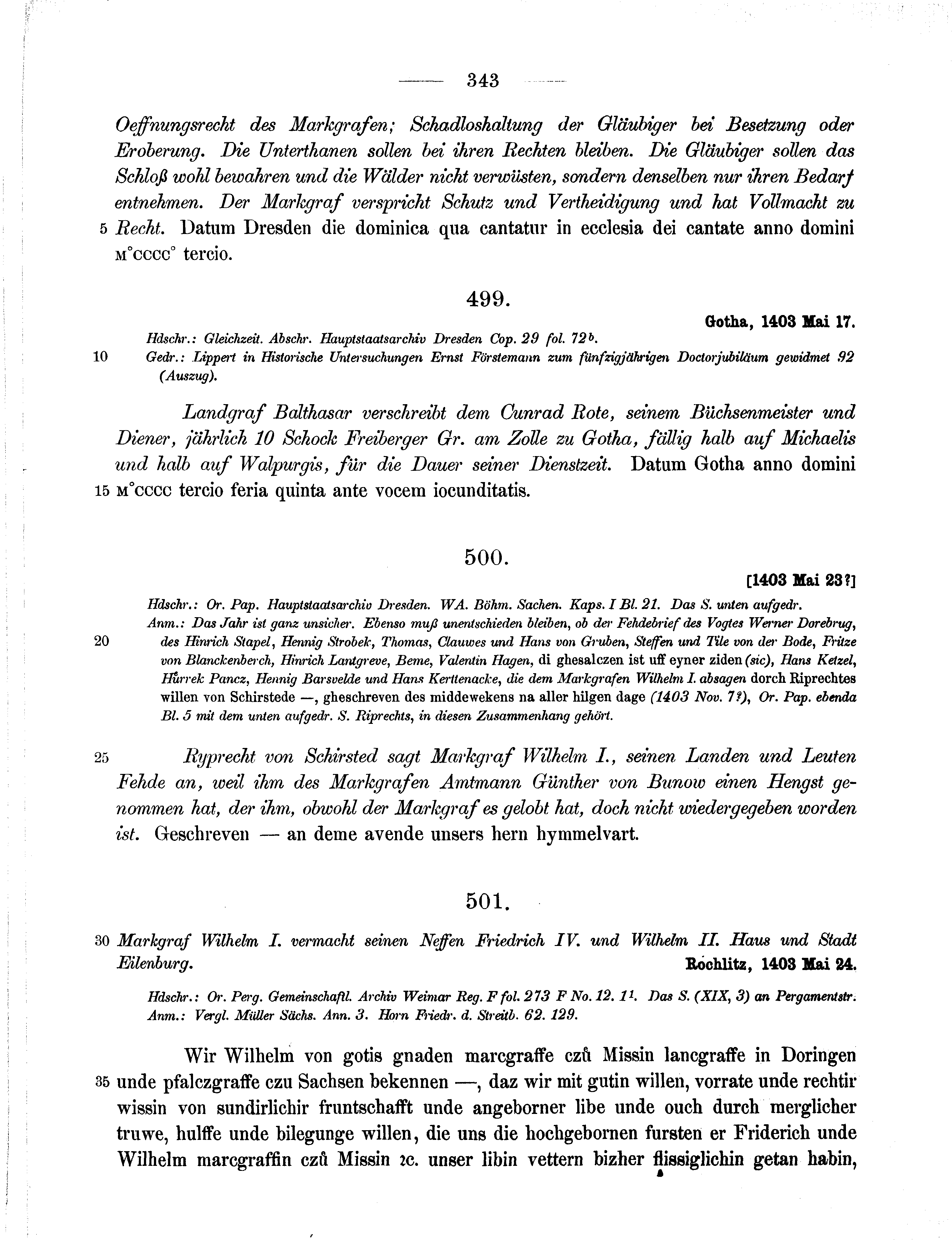 Historische Urkunde Seite 343 aus Band cds1b2