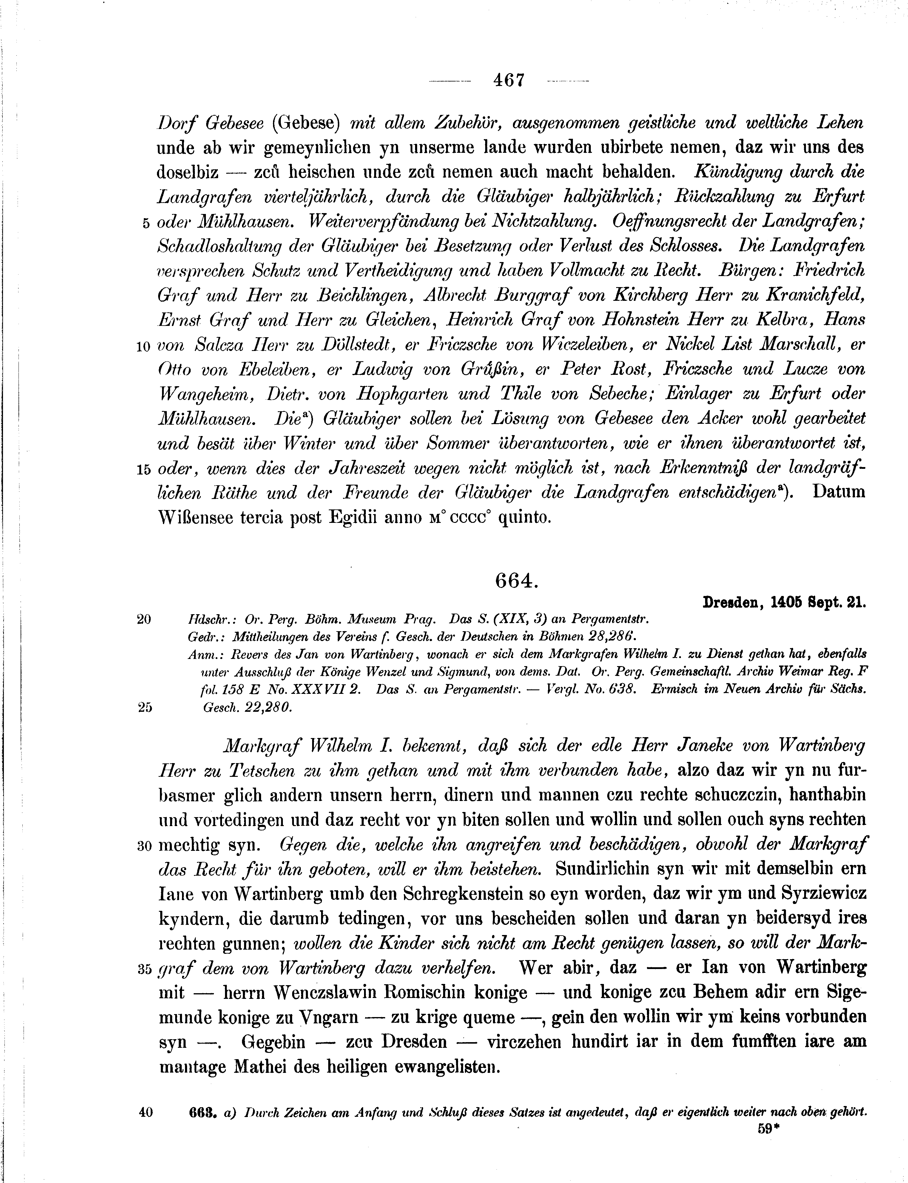 Historische Urkunde Seite 467 aus Band cds1b2