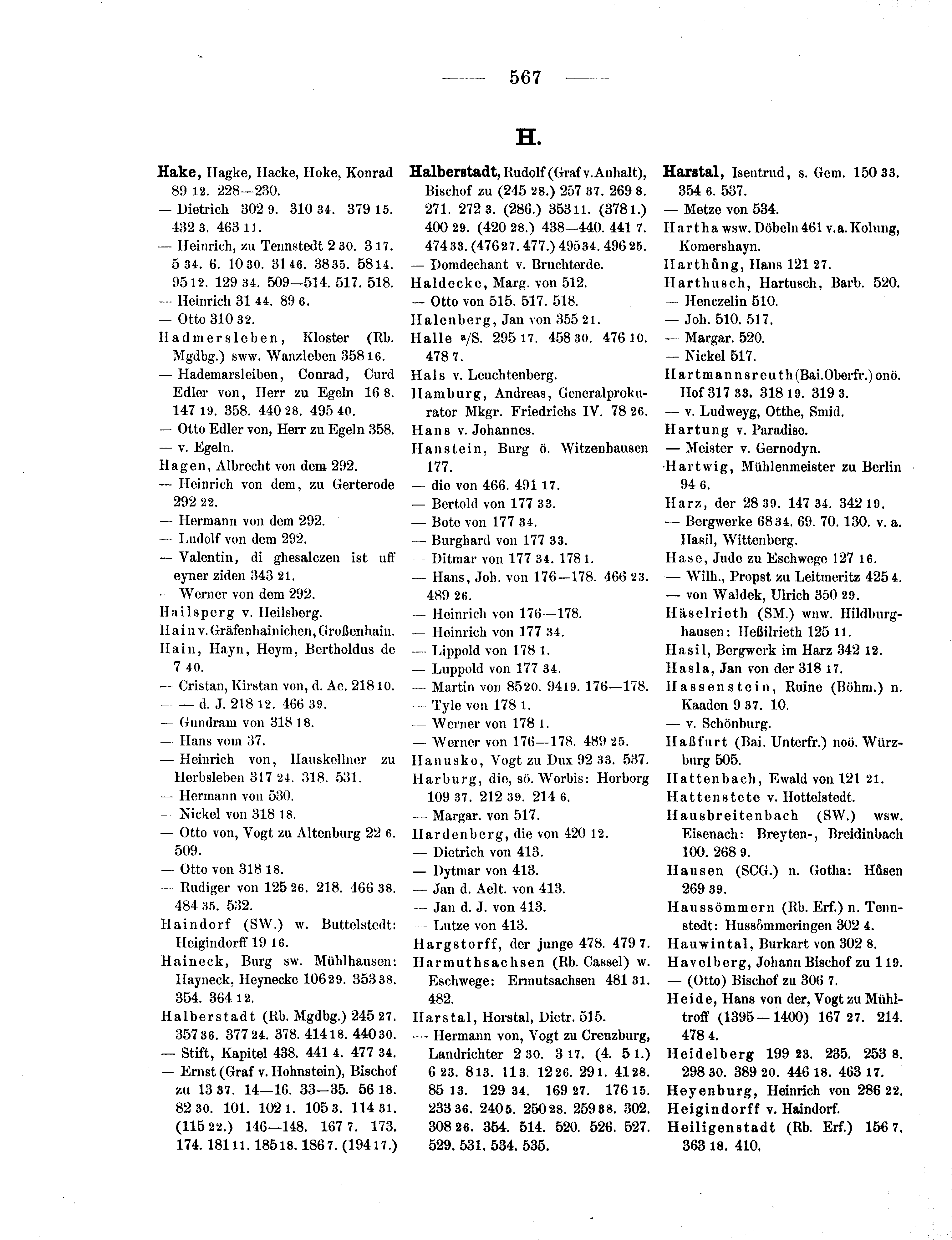 Historische Urkunde Seite 567 aus Band cds1b2