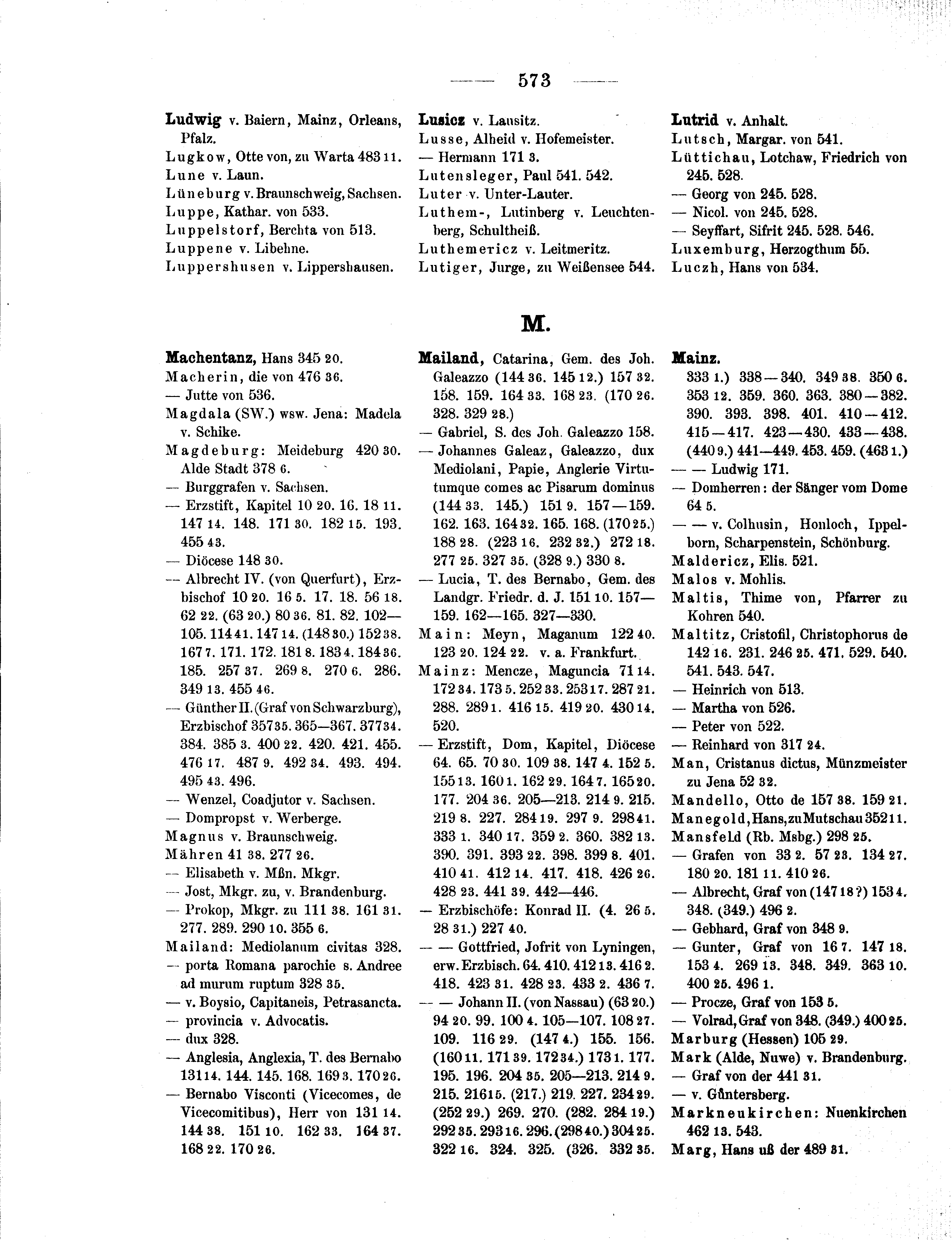 Historische Urkunde Seite 573 aus Band cds1b2