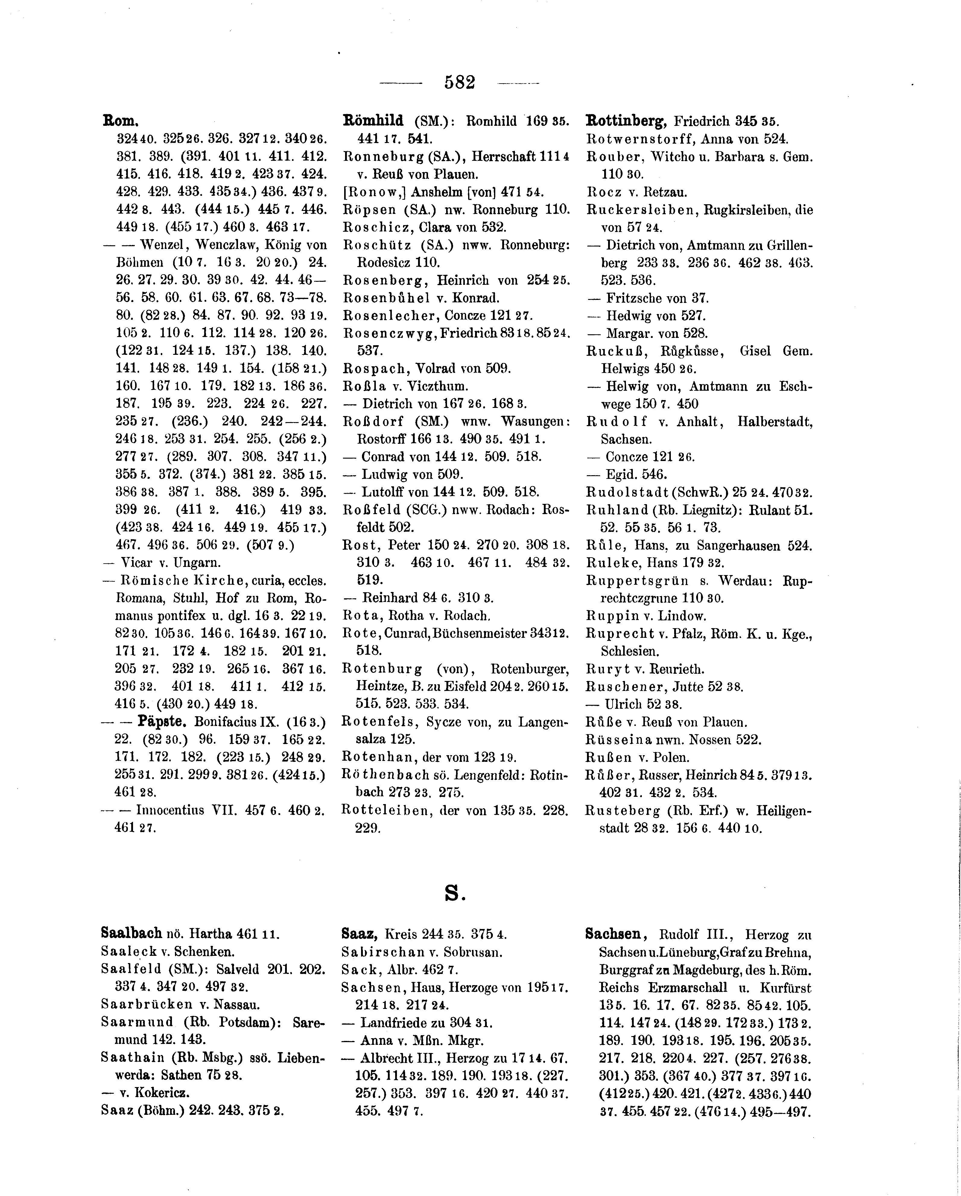 Historische Urkunde Seite 582 aus Band cds1b2