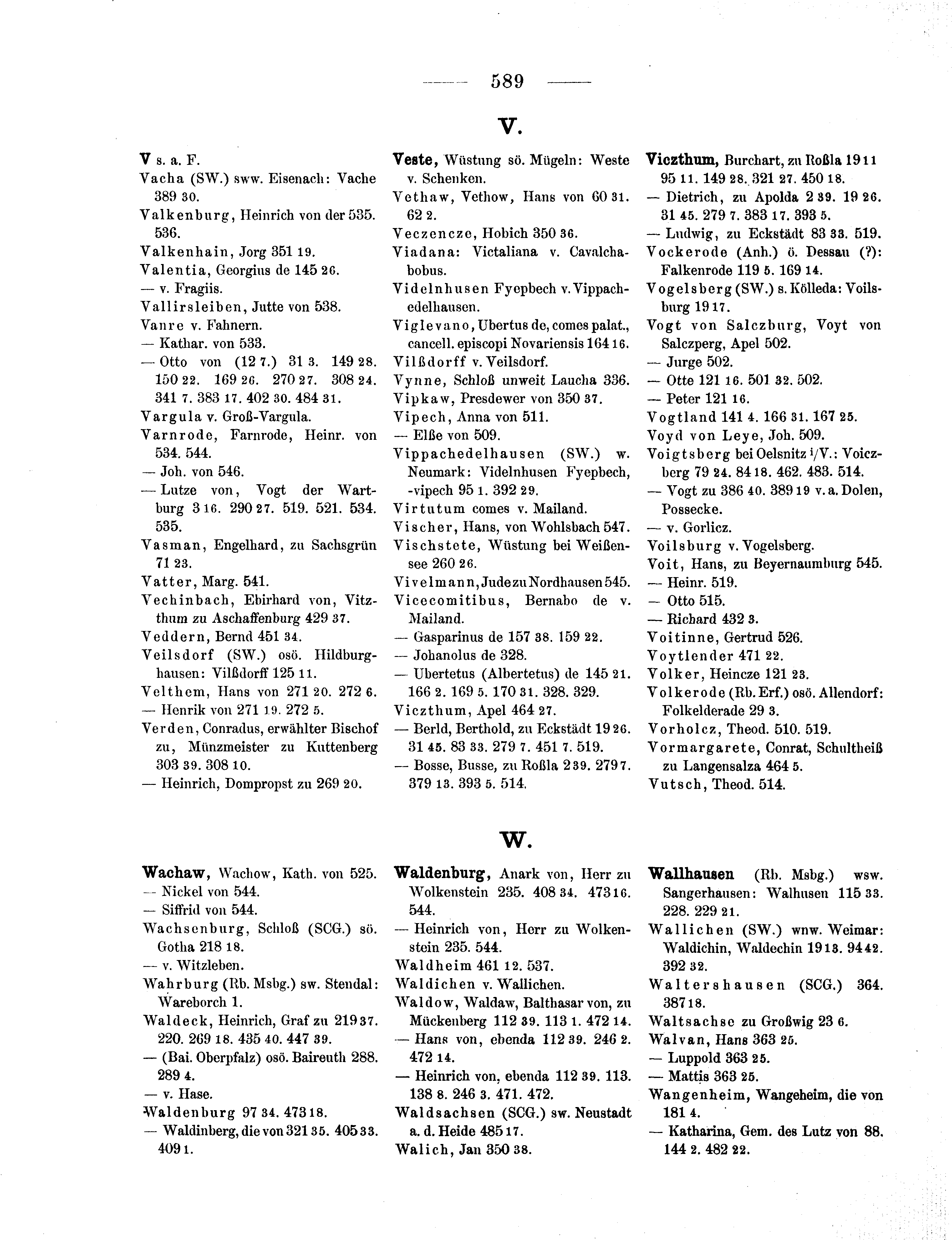 Historische Urkunde Seite 589 aus Band cds1b2