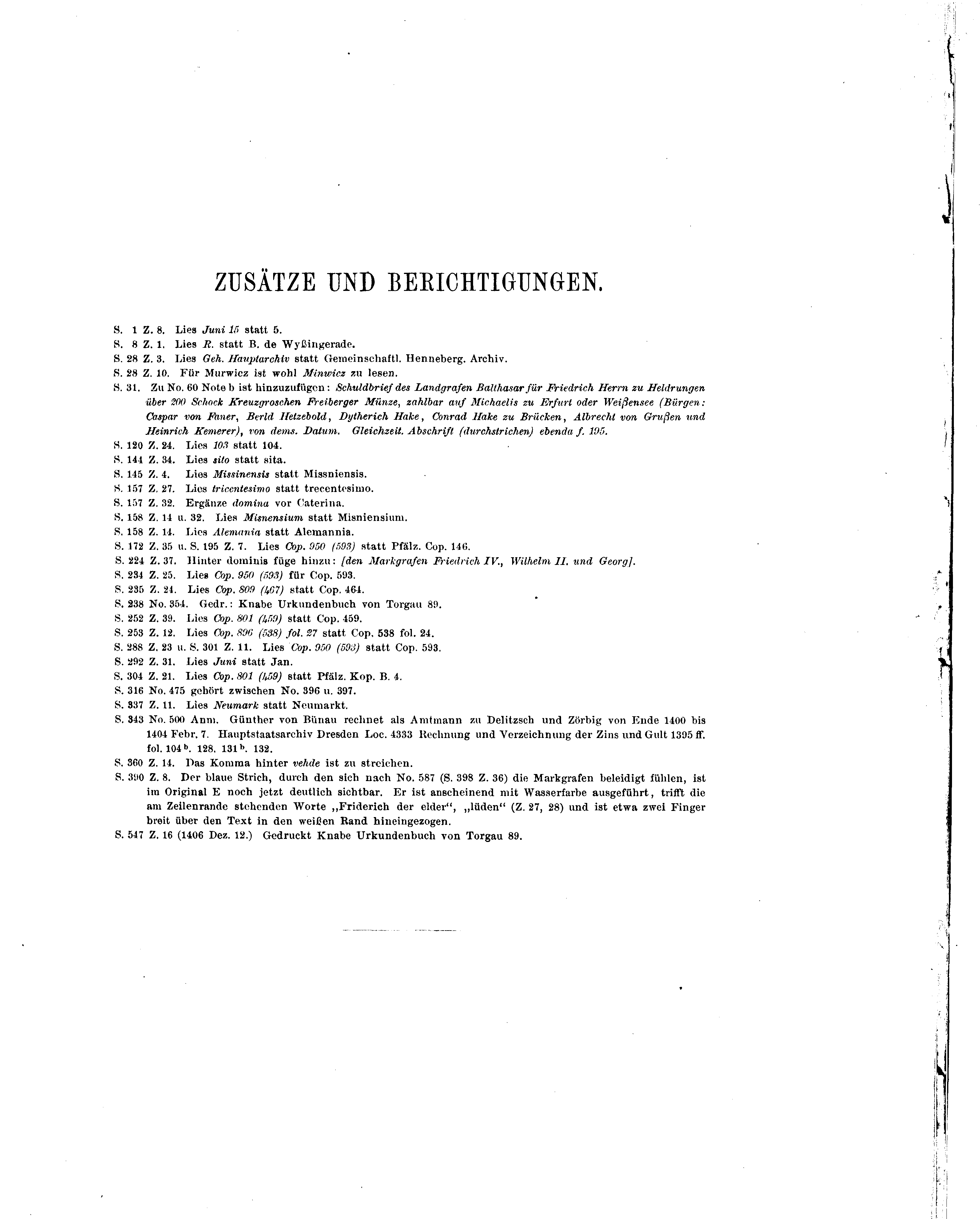 Historische Urkunde Seite 598 aus Band cds1b2