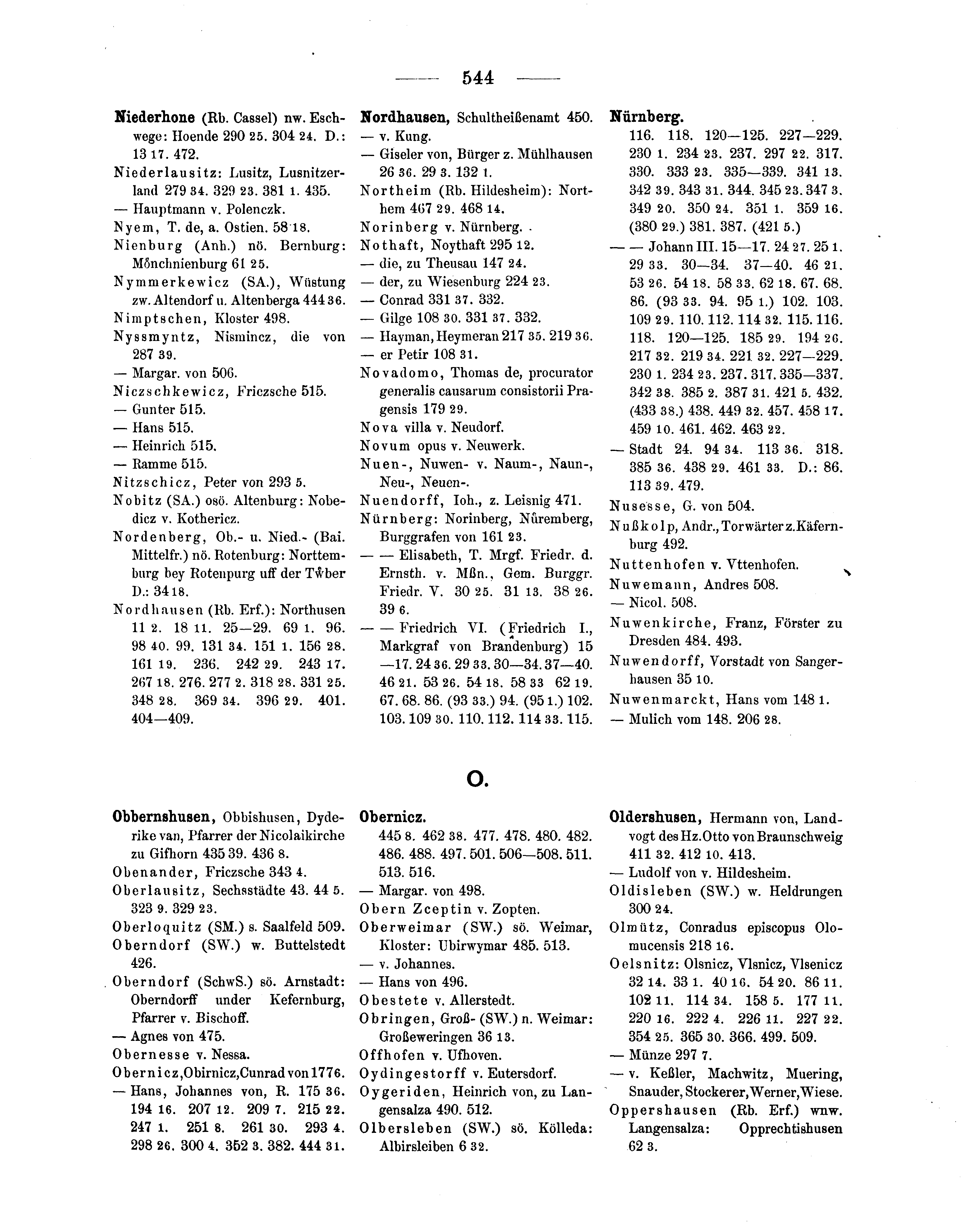 Historische Urkunde Seite 544 aus Band cds1b3