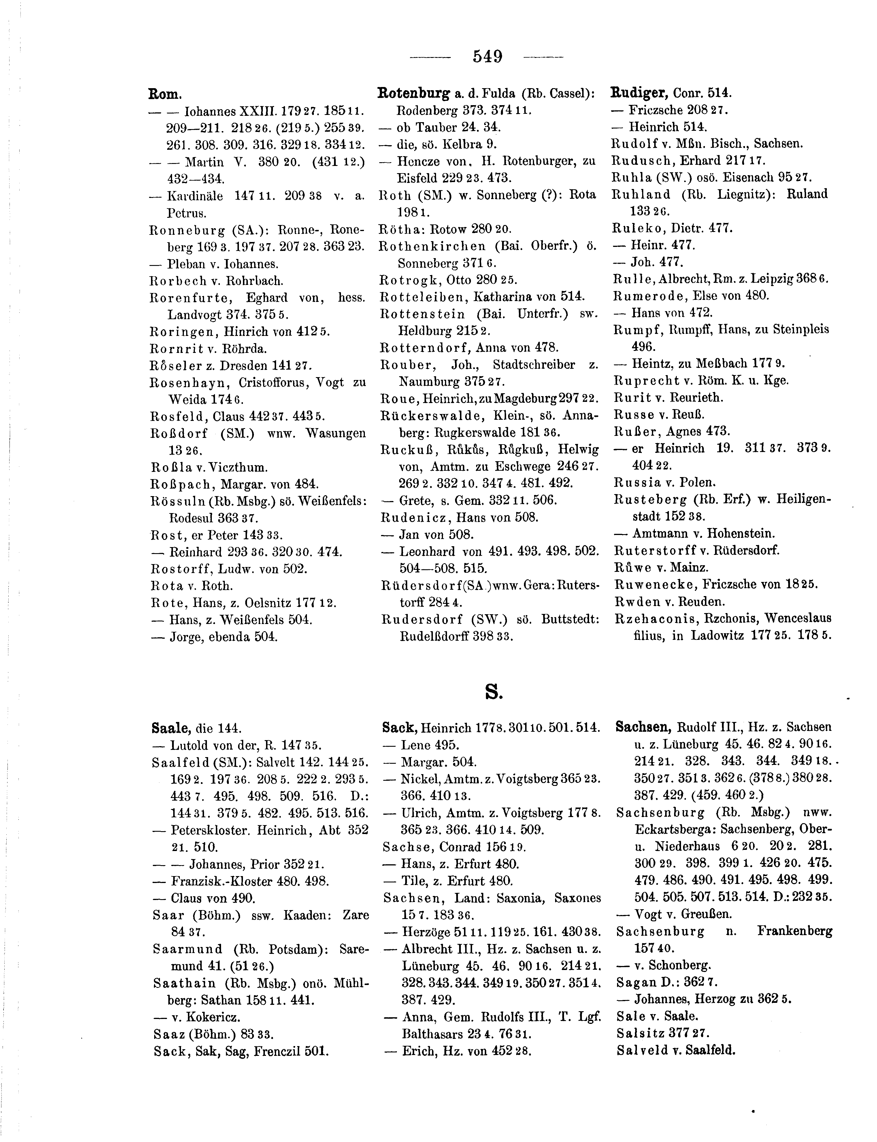 Historische Urkunde Seite 549 aus Band cds1b3