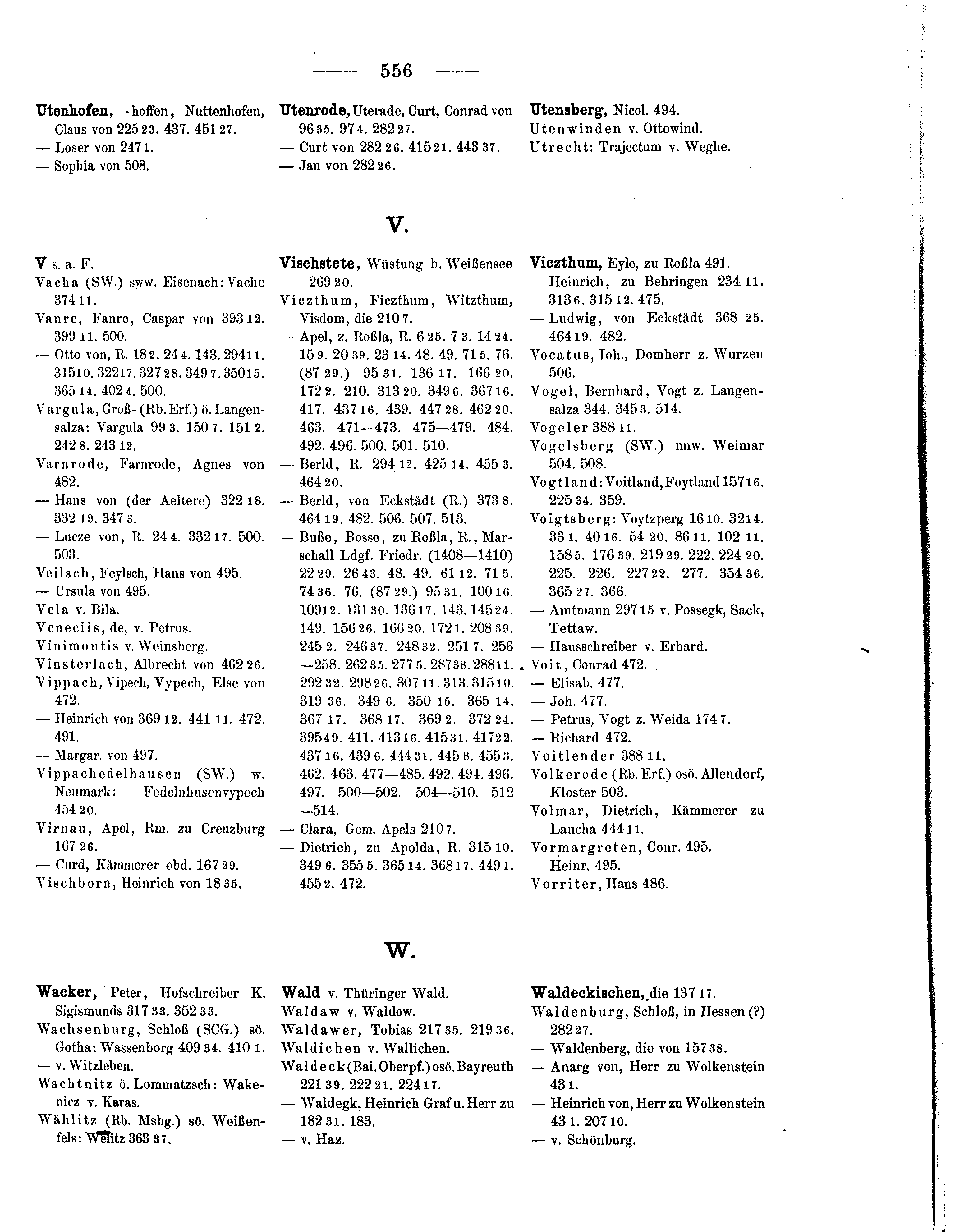 Historische Urkunde Seite 556 aus Band cds1b3