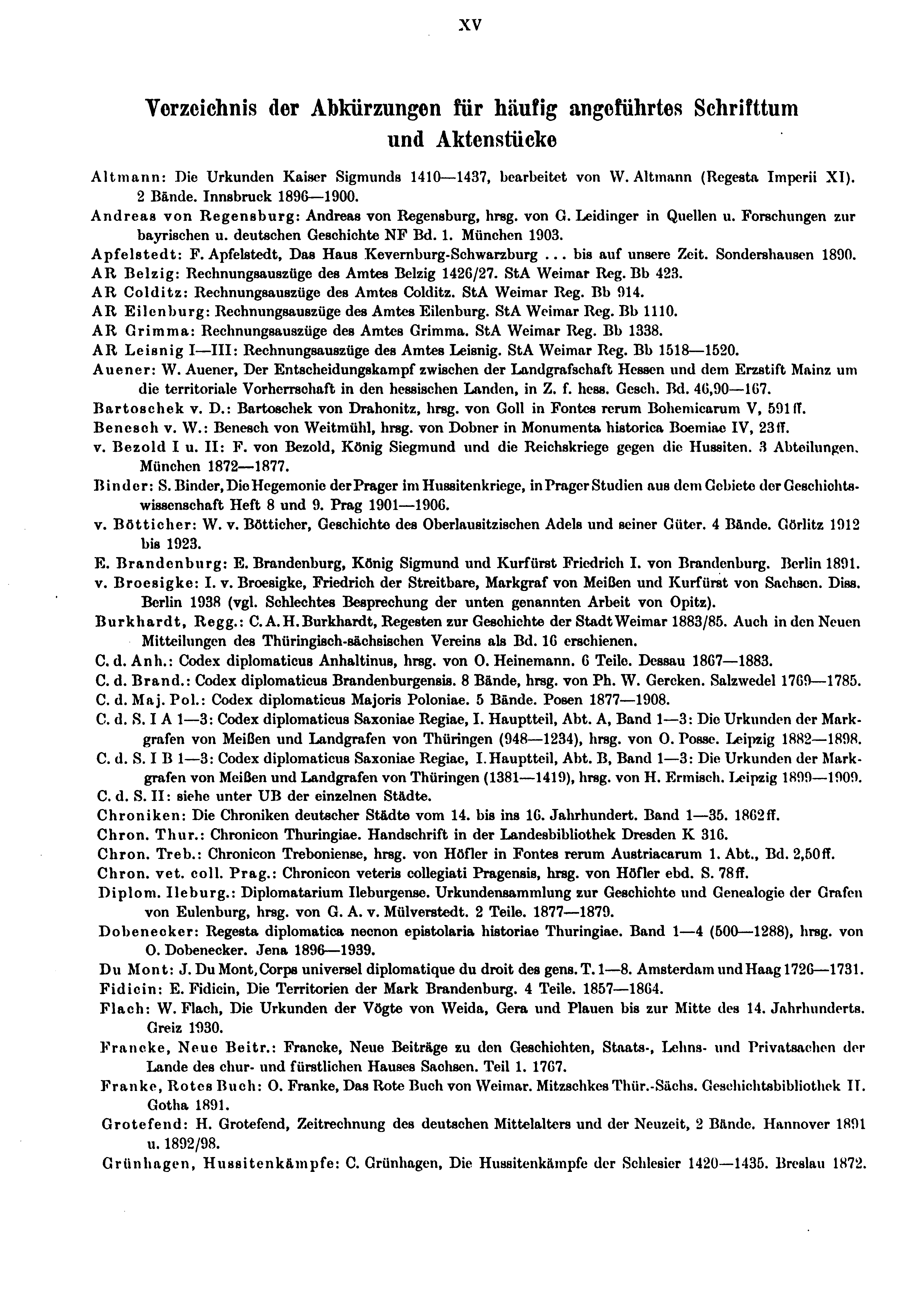 Historische Urkunde Seite 15 aus Band cds1b4