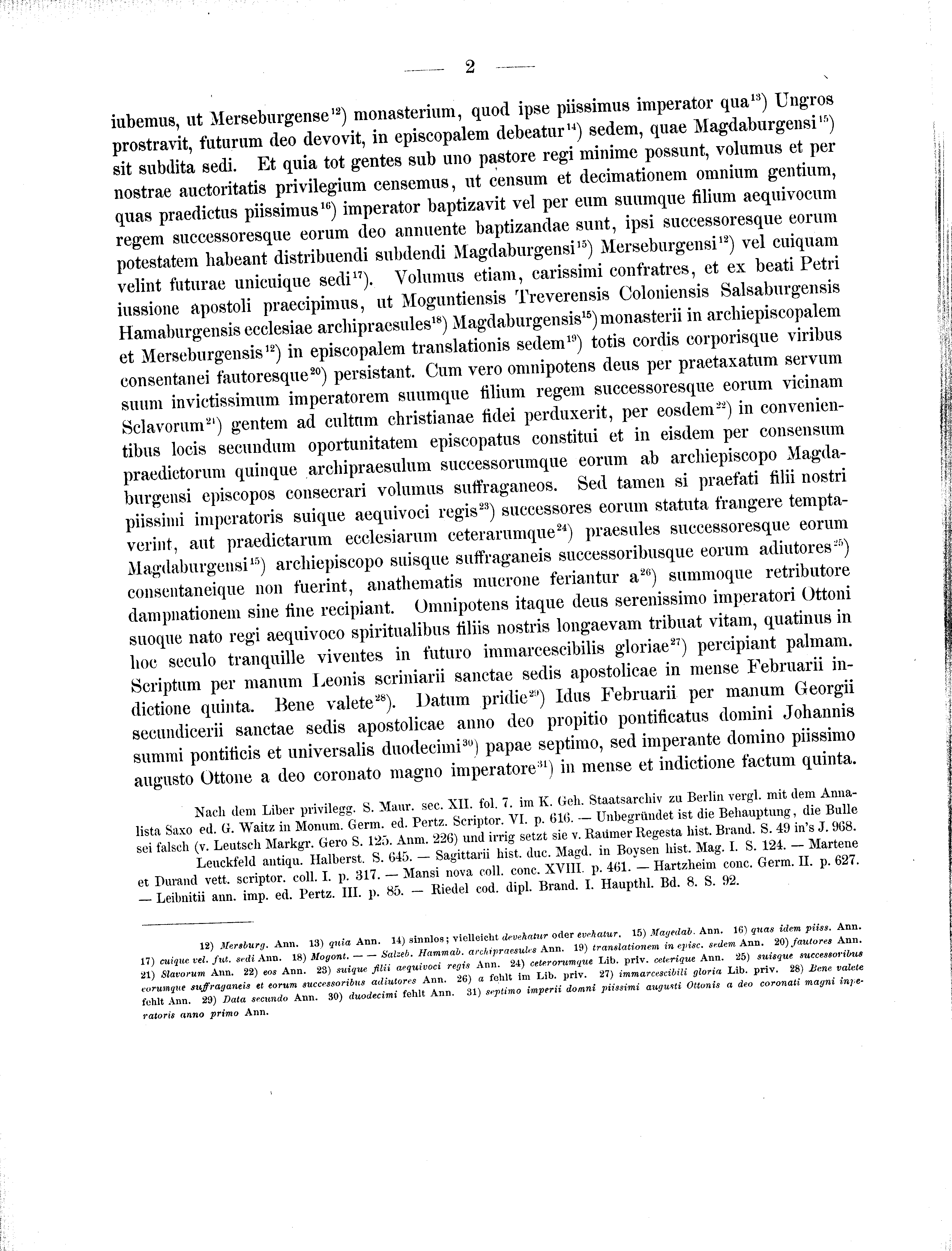 Historische Urkunde Seite 2 aus Band cds2_01