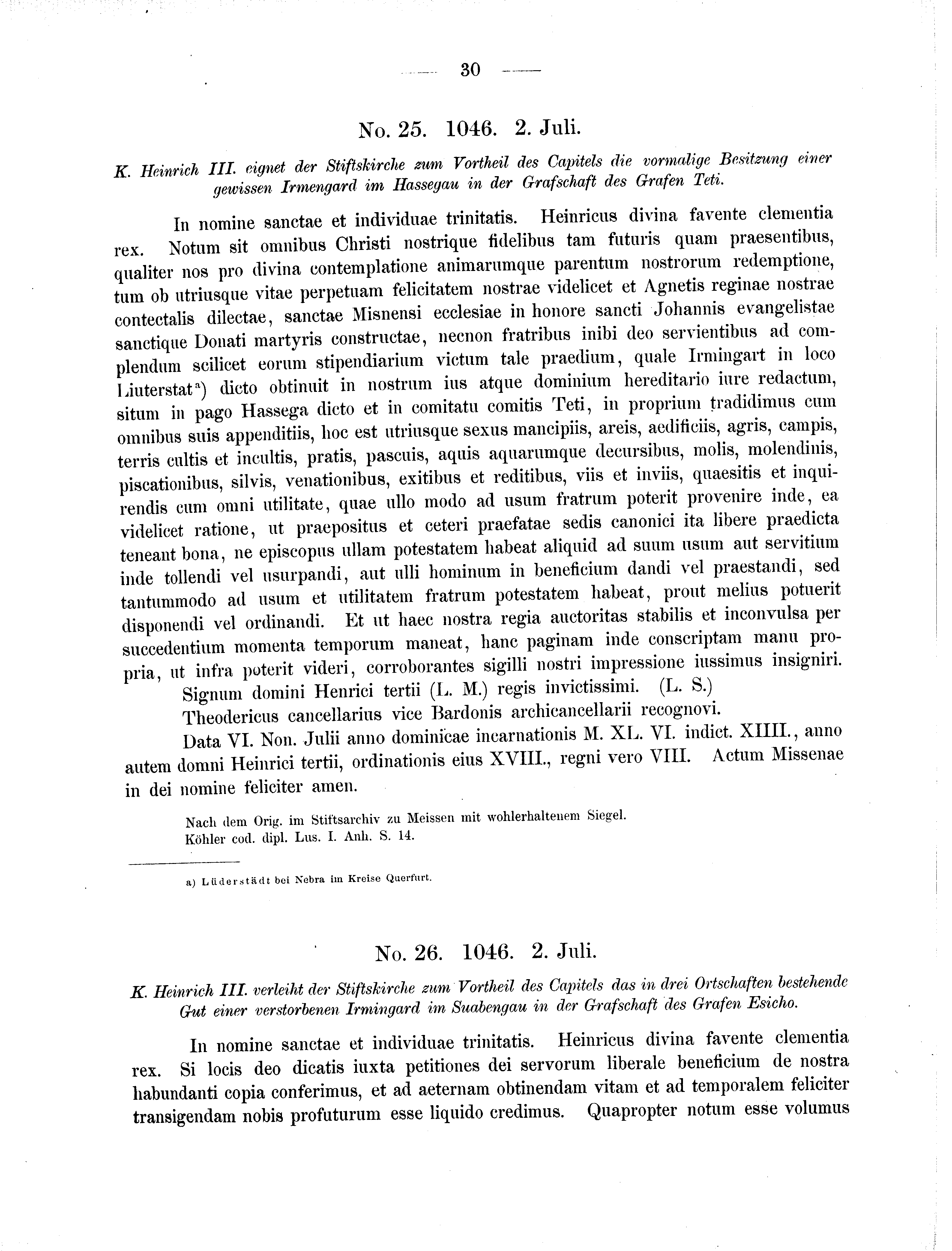 Historische Urkunde Seite 30 aus Band cds2_01