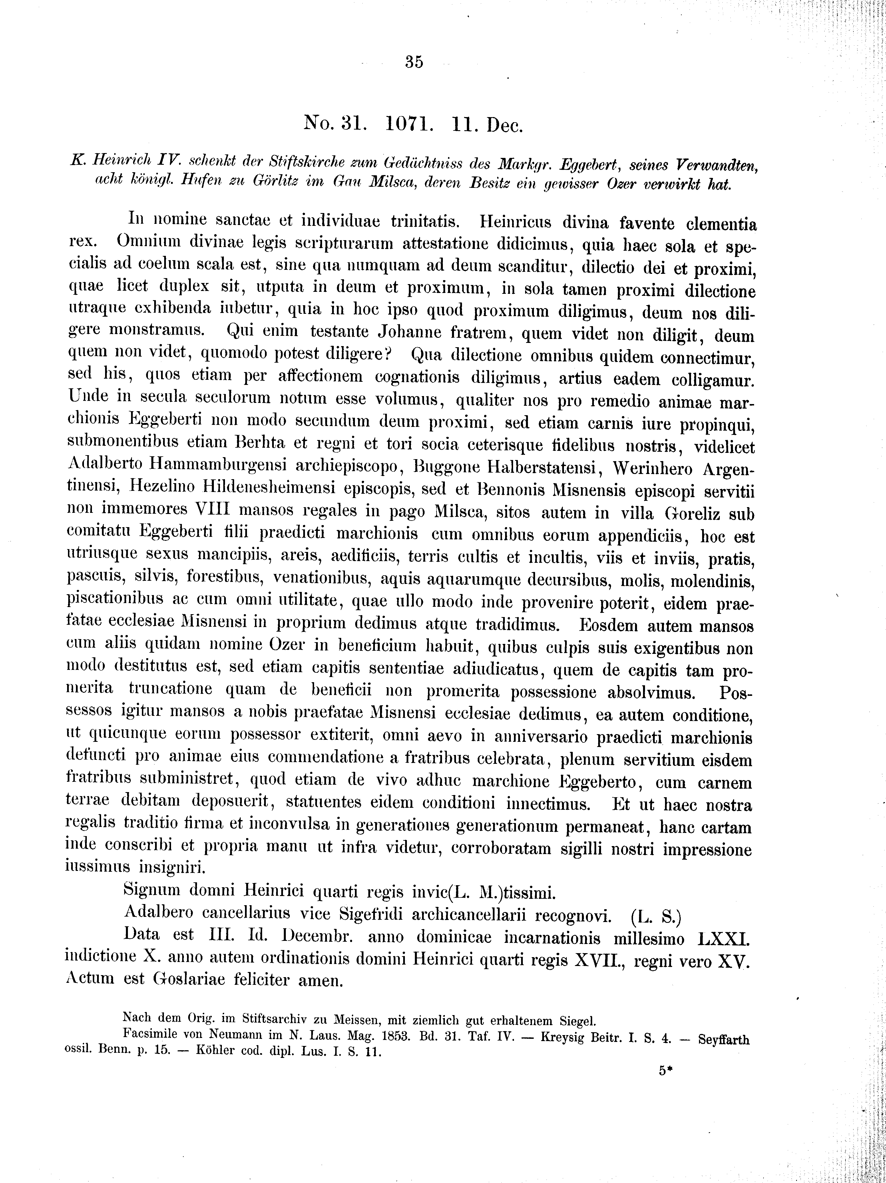 Historische Urkunde Seite 35 aus Band cds2_01