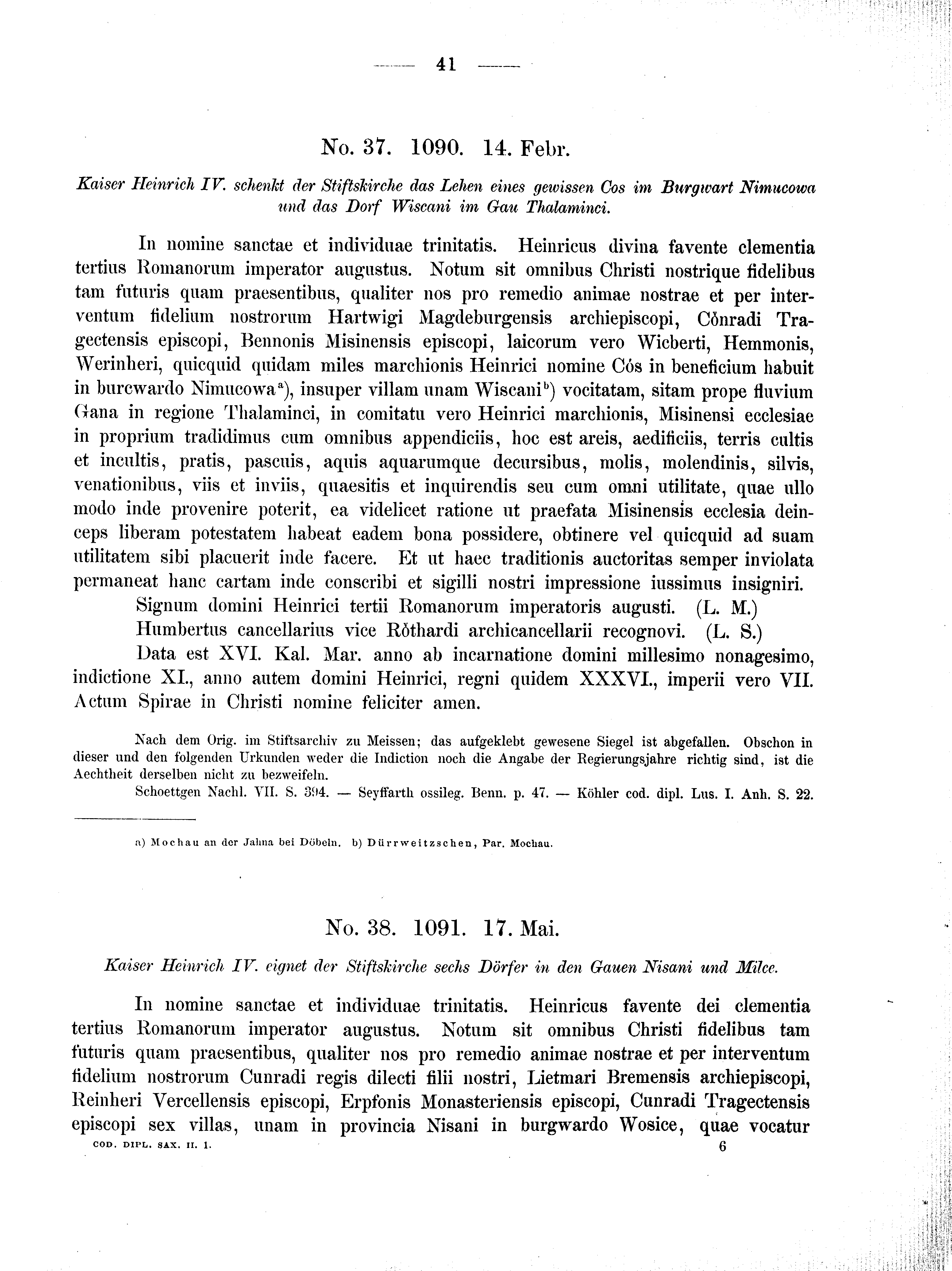 Historische Urkunde Seite 41 aus Band cds2_01