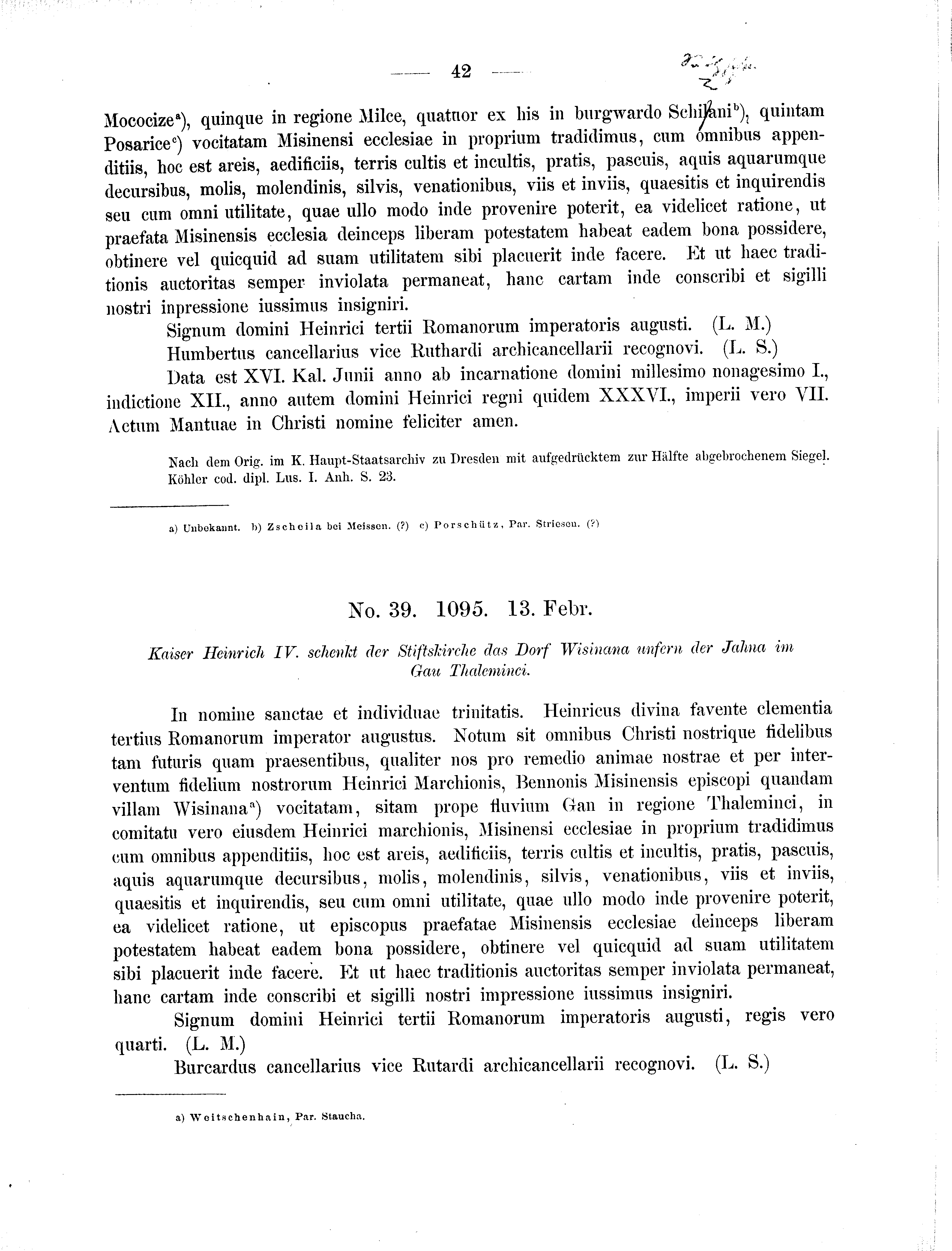 Historische Urkunde Seite 42 aus Band cds2_01