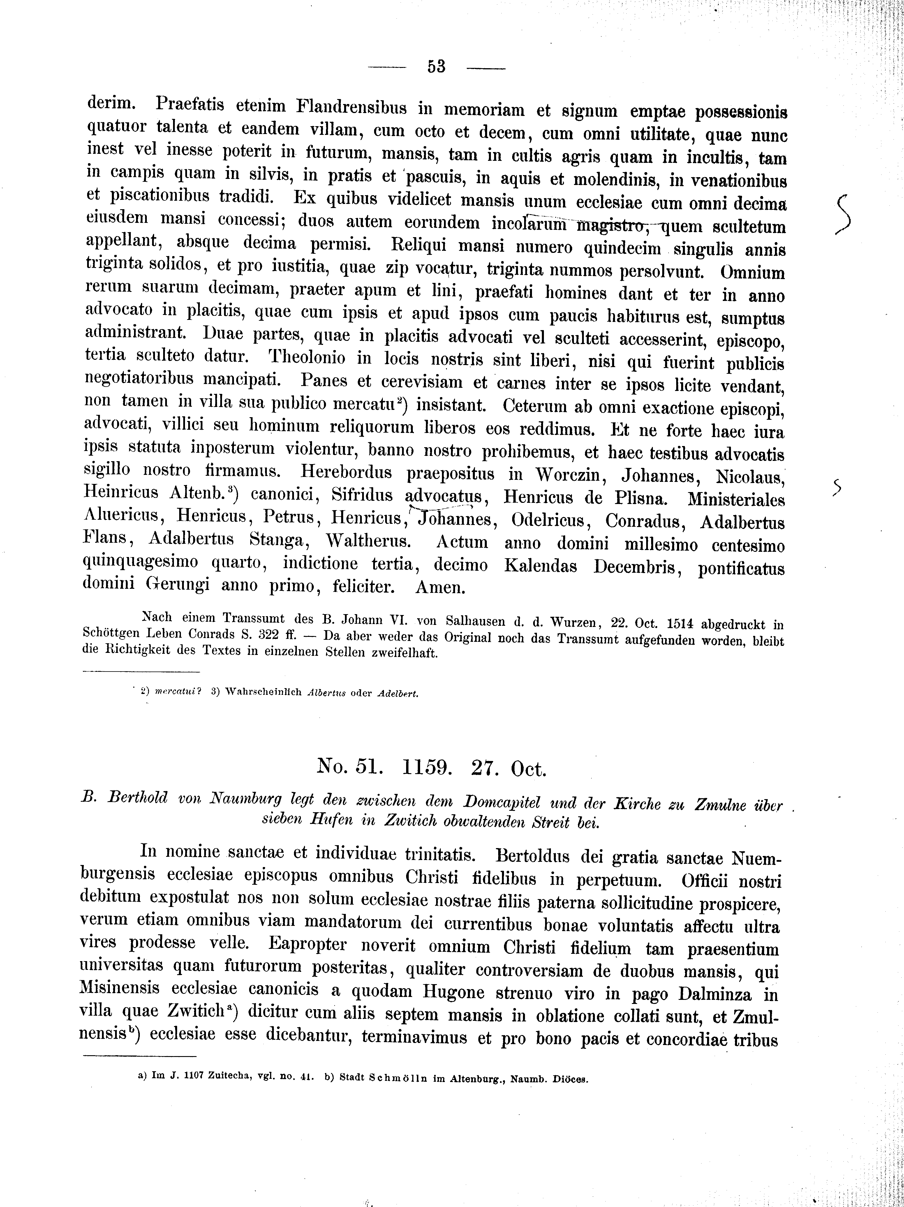 Historische Urkunde Seite 53 aus Band cds2_01