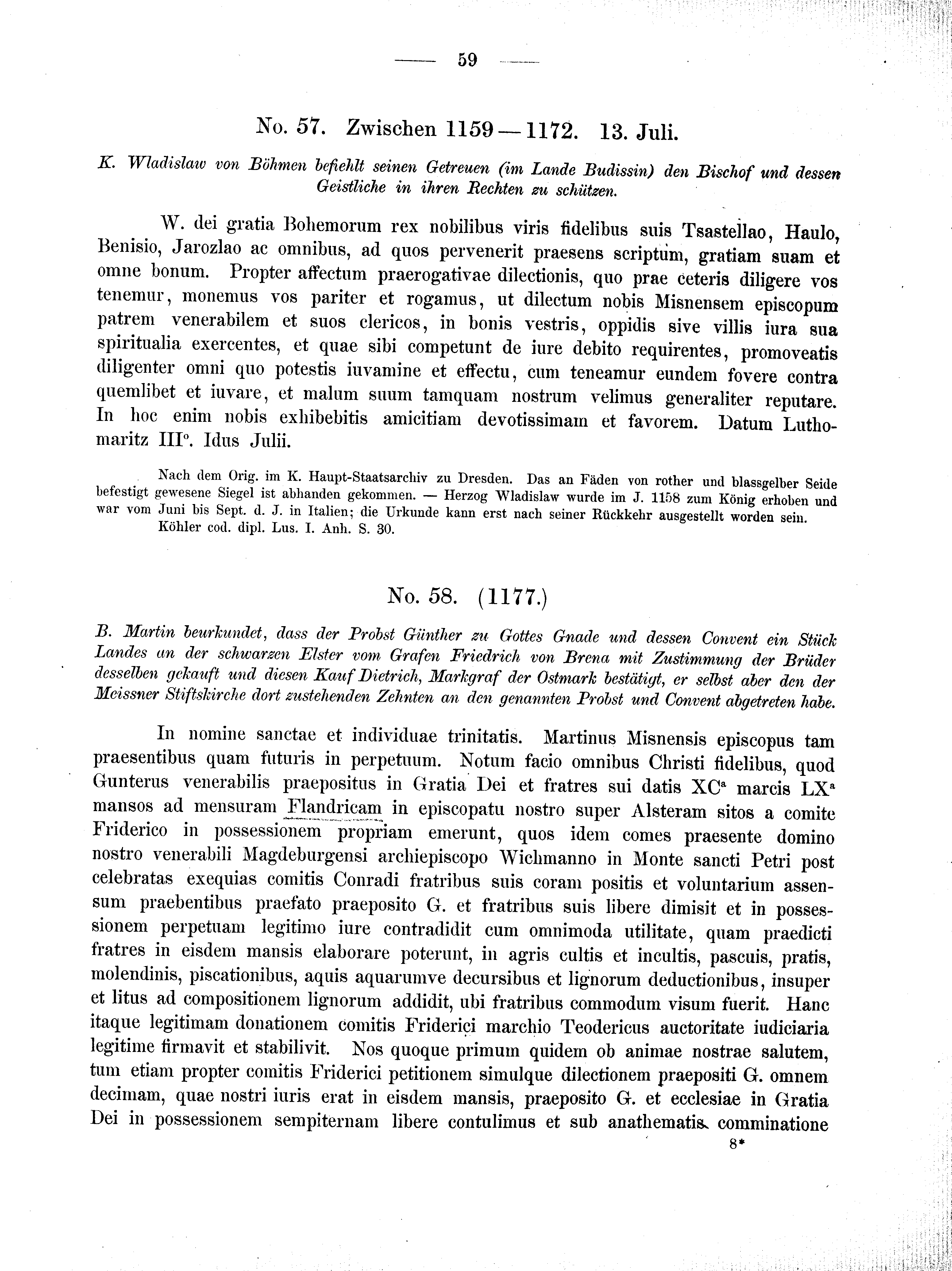 Historische Urkunde Seite 59 aus Band cds2_01