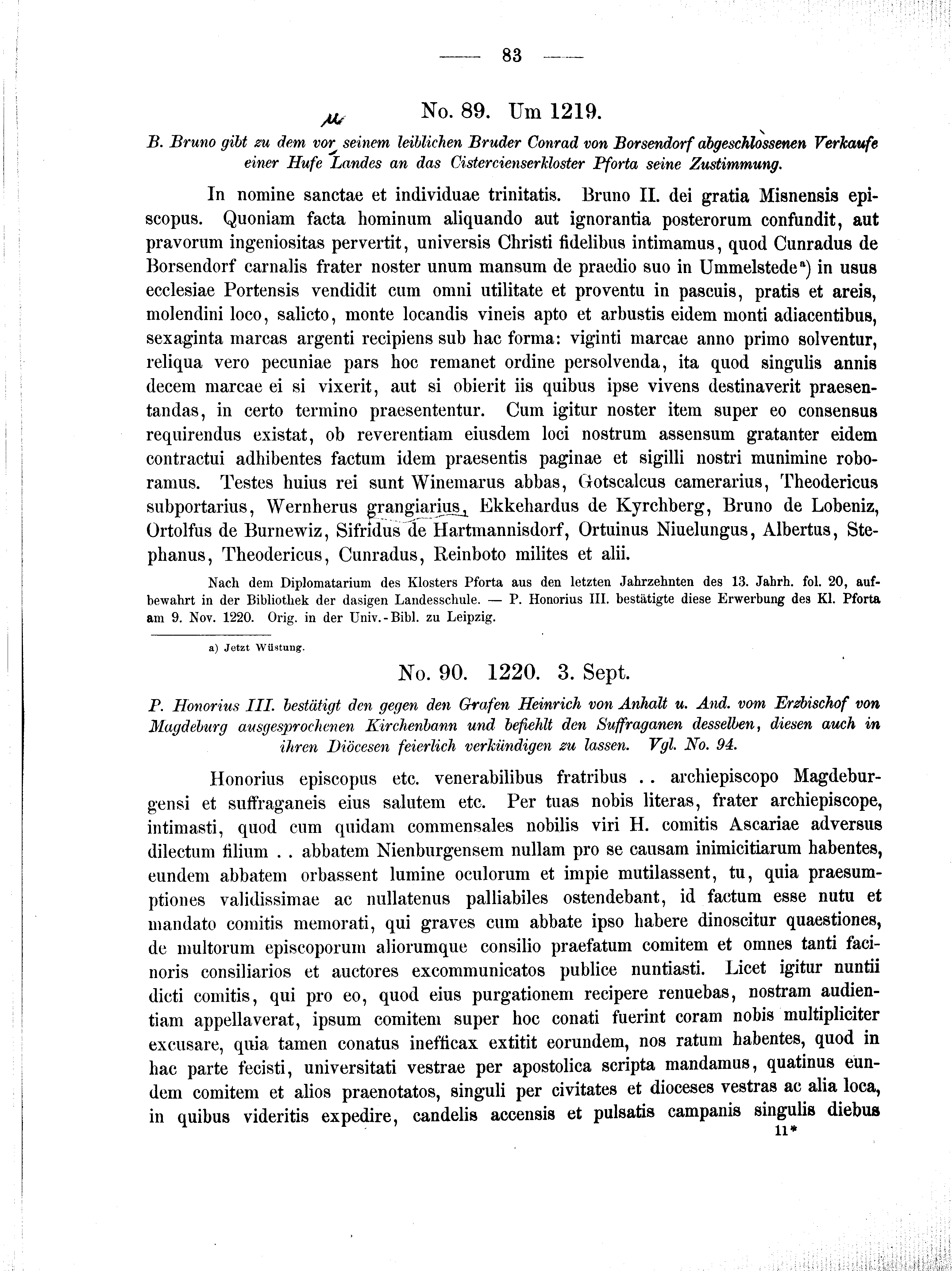 Historische Urkunde Seite 83 aus Band cds2_01