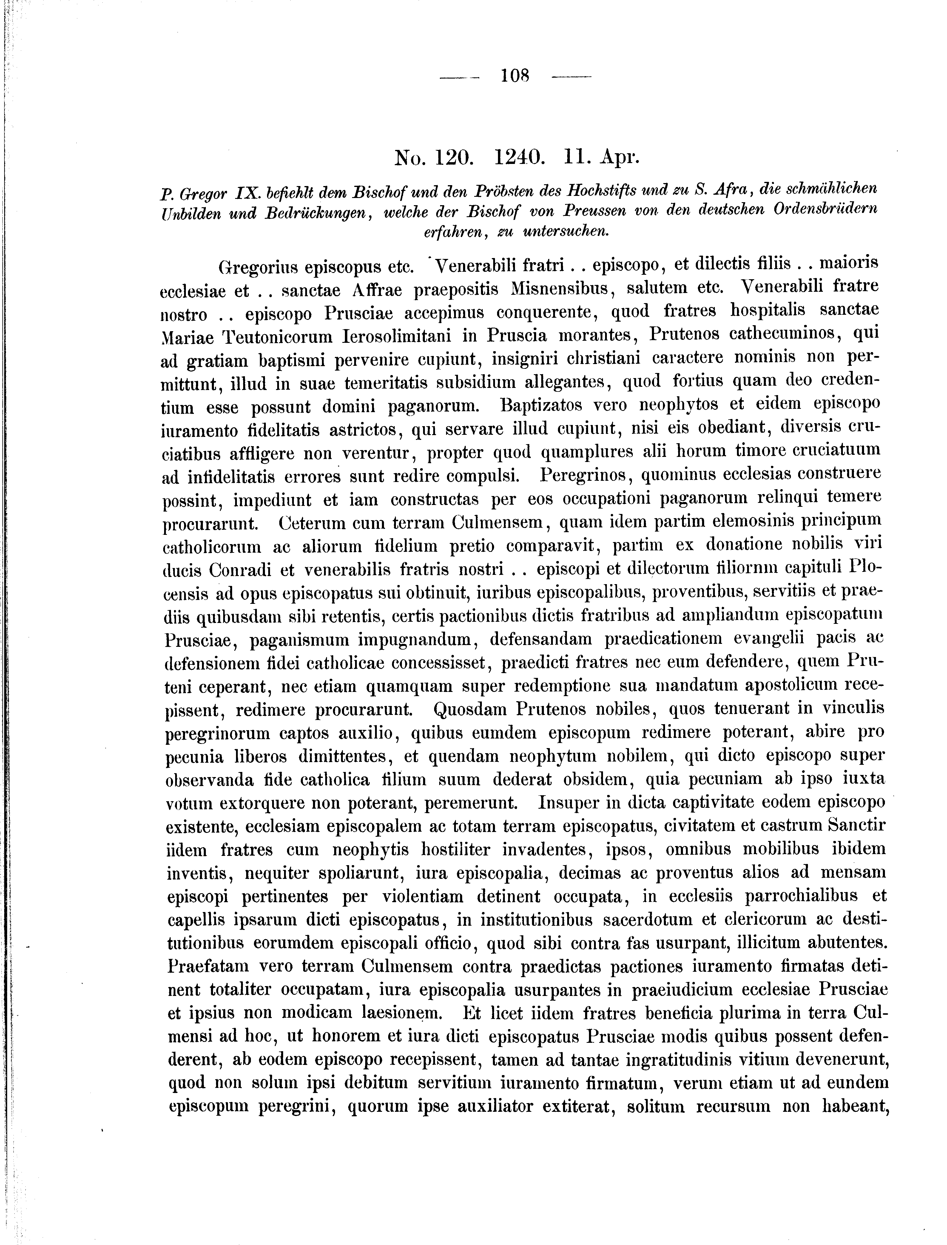 Historische Urkunde Seite 108 aus Band cds2_01