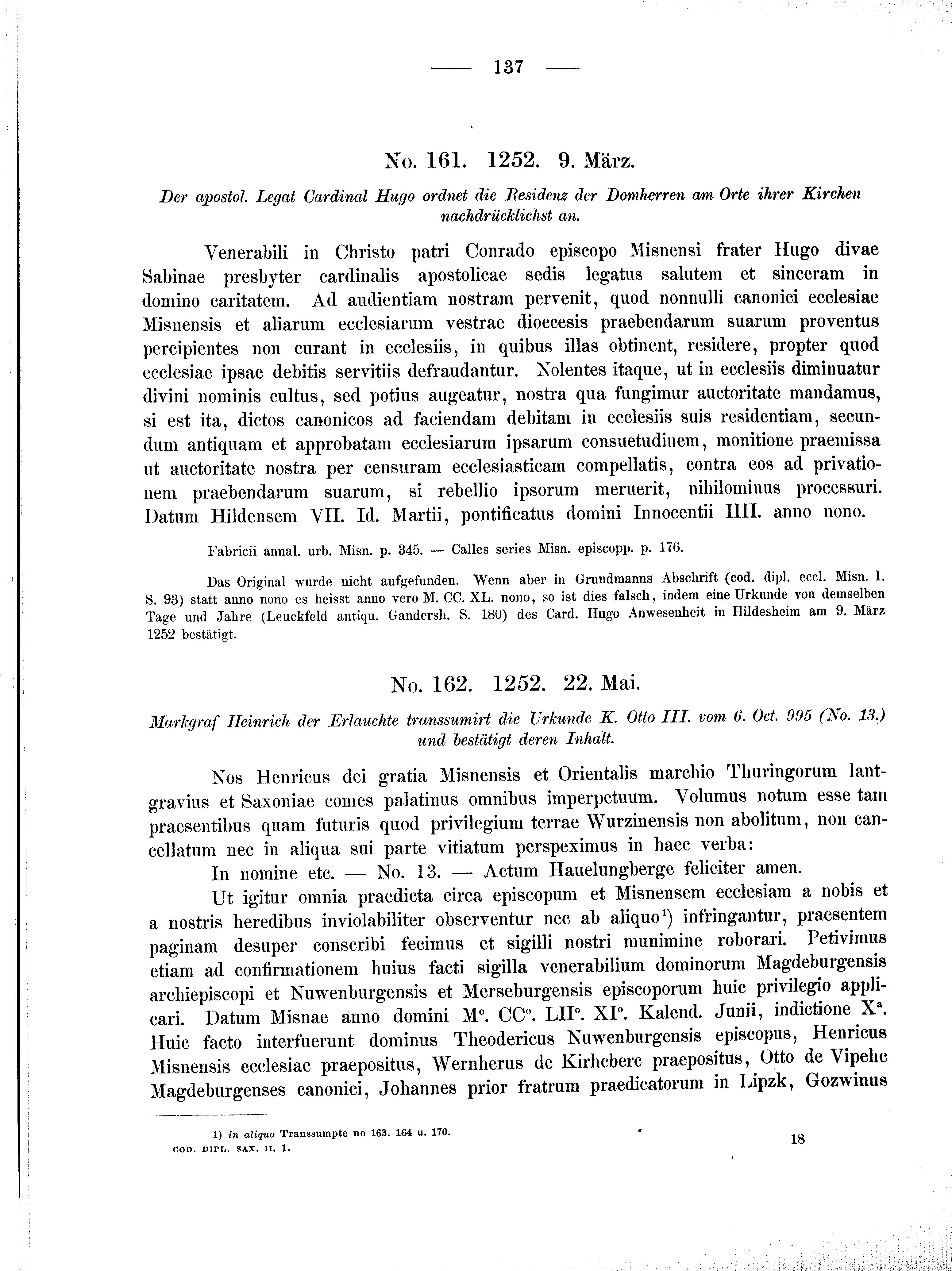 Historische Urkunde Seite 137 aus Band cds2_01