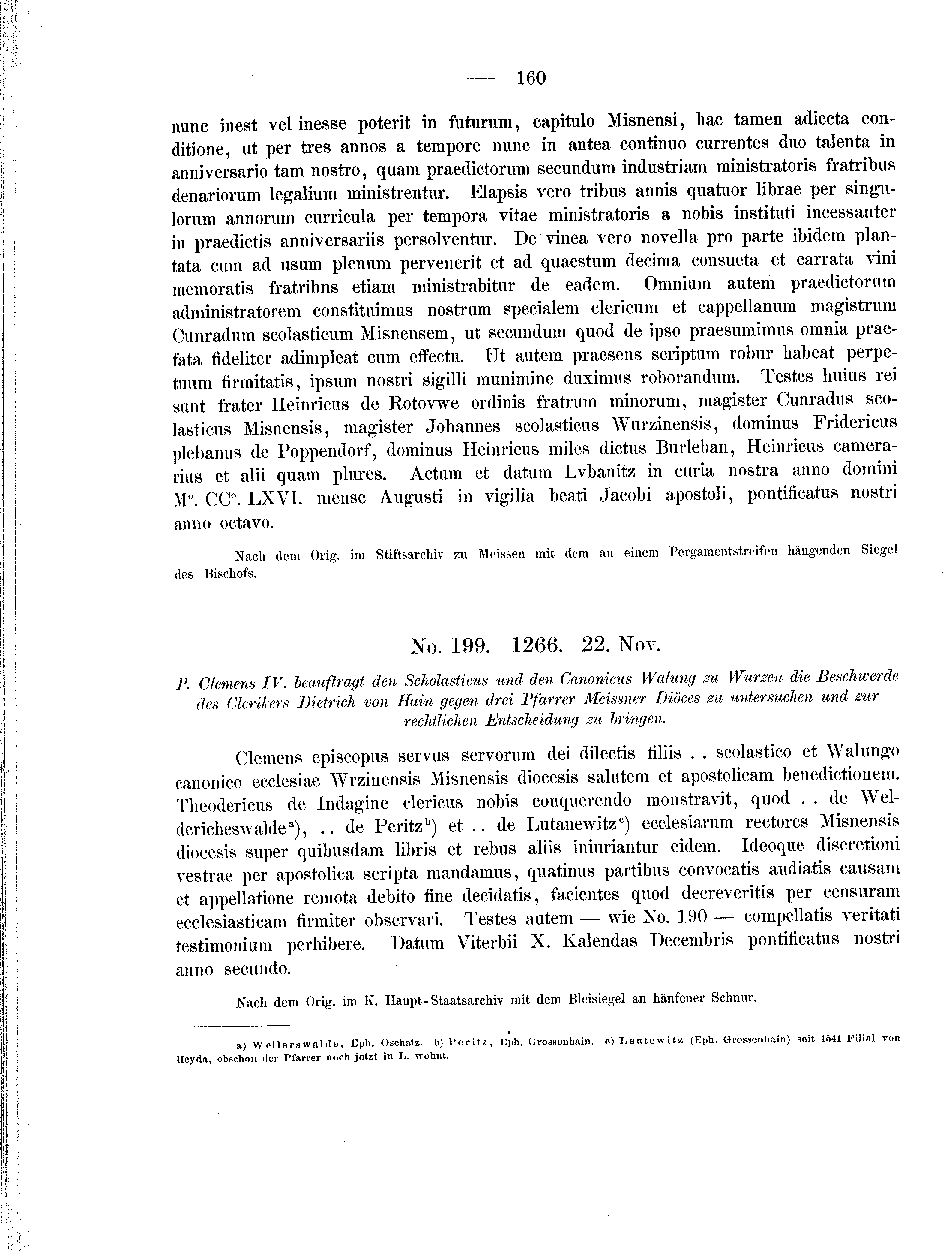 Historische Urkunde Seite 160 aus Band cds2_01