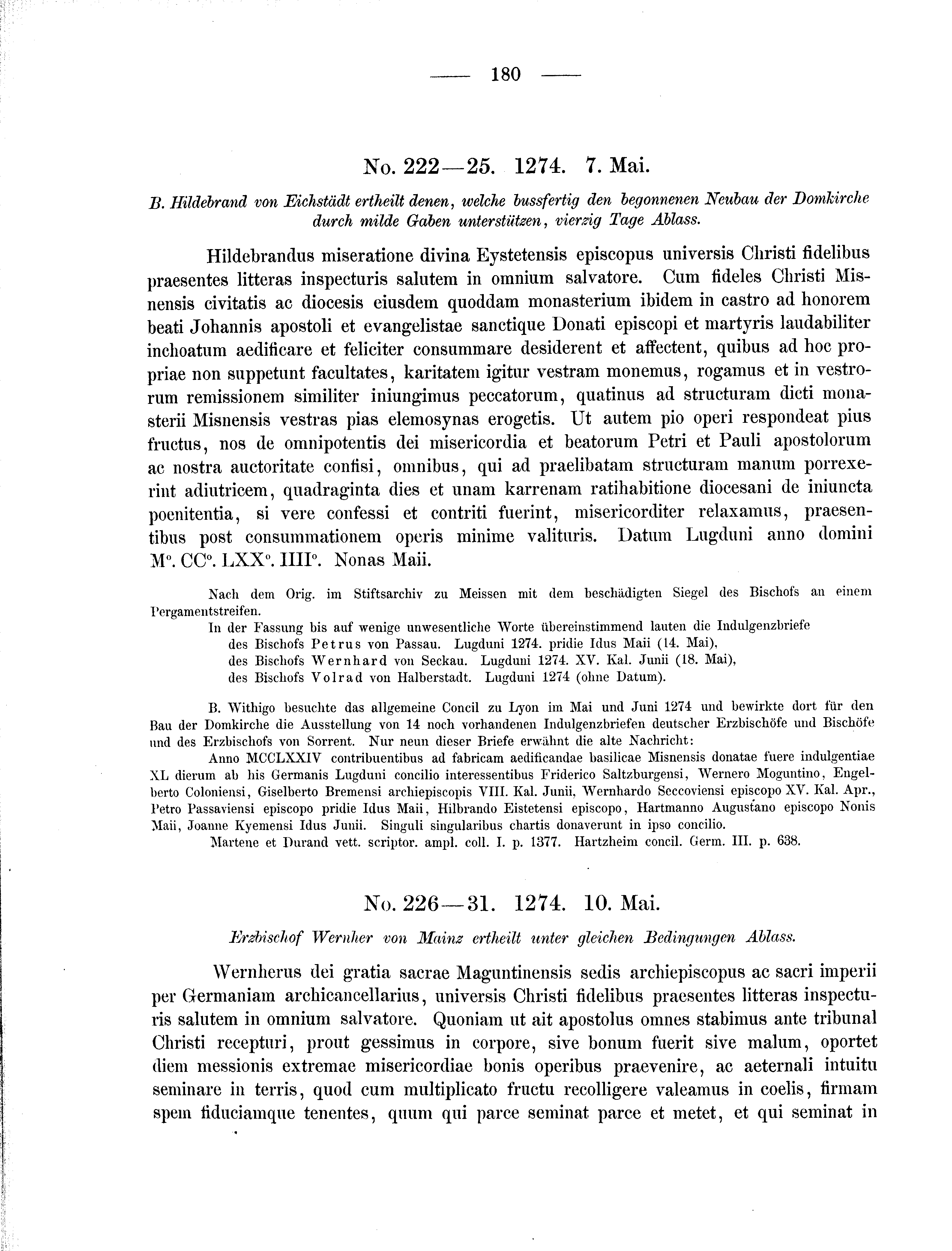 Historische Urkunde Seite 180 aus Band cds2_01