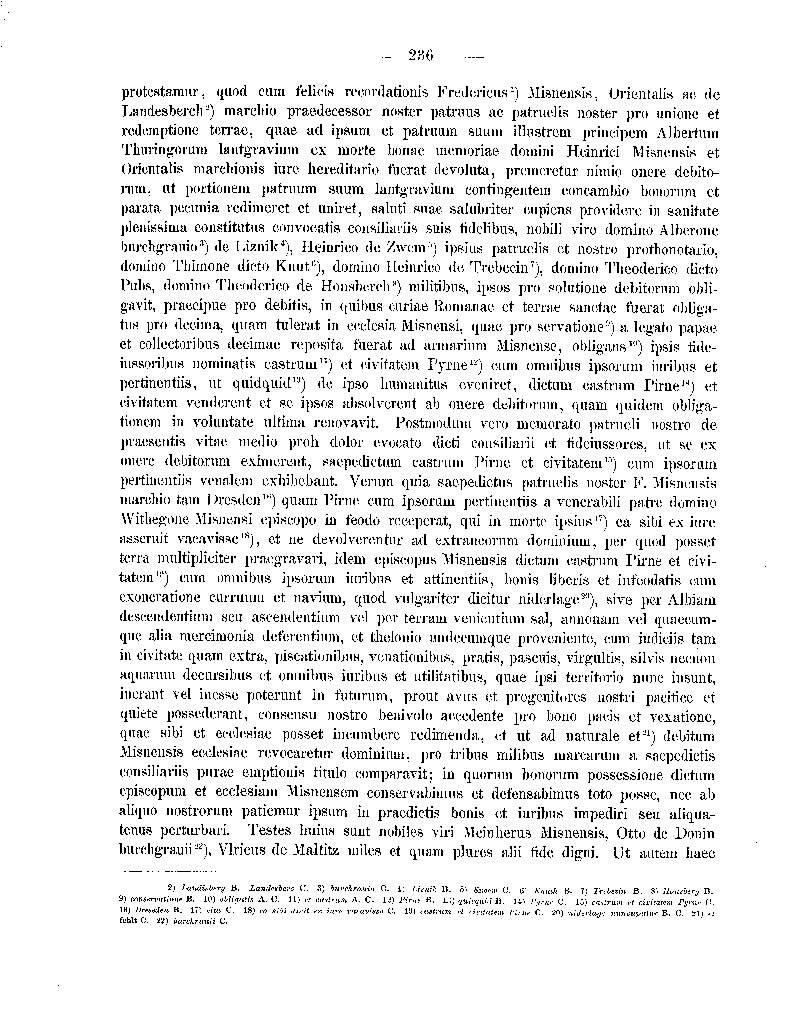 Historische Urkunde Seite 236 aus Band cds2_01