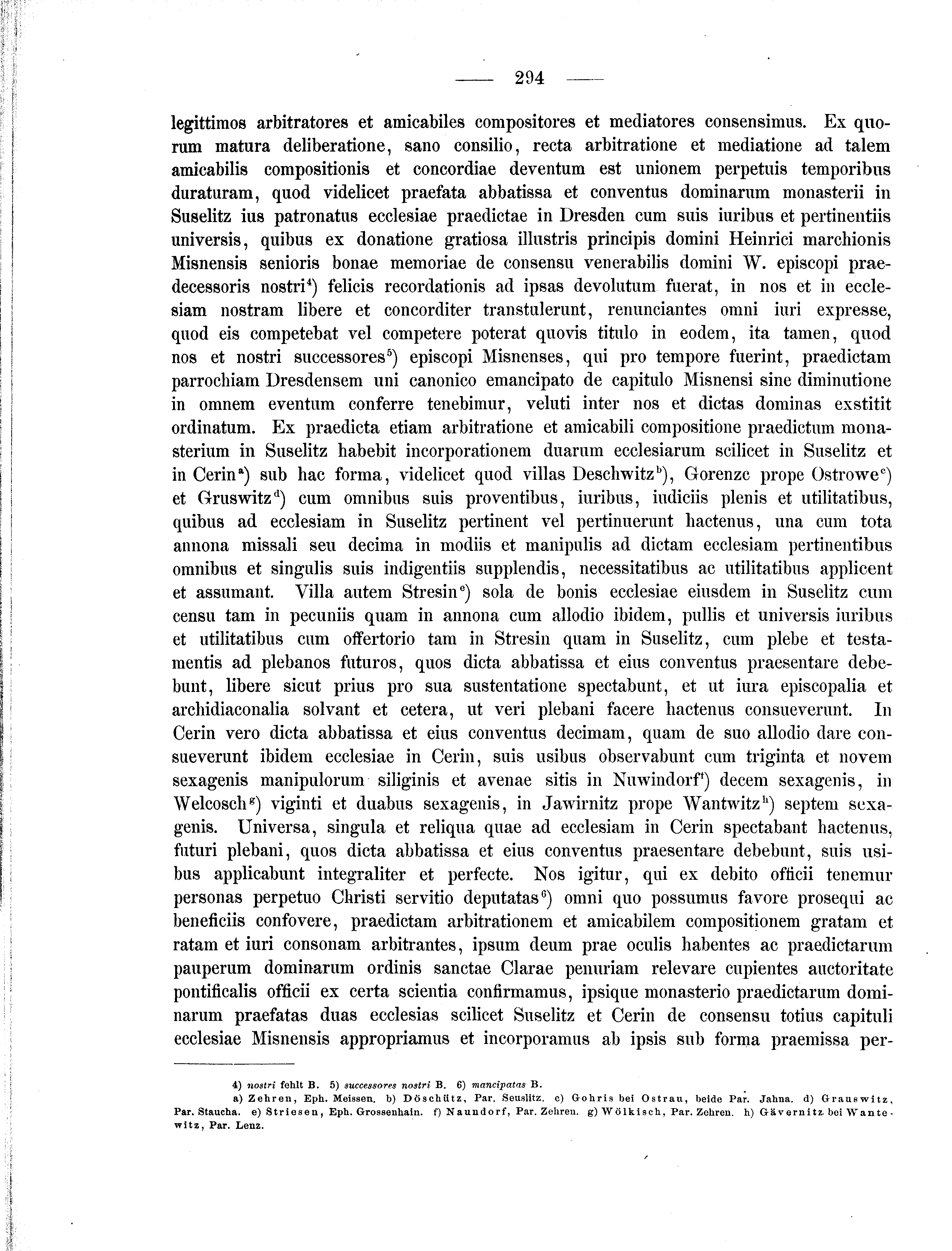 Historische Urkunde Seite 294 aus Band cds2_01