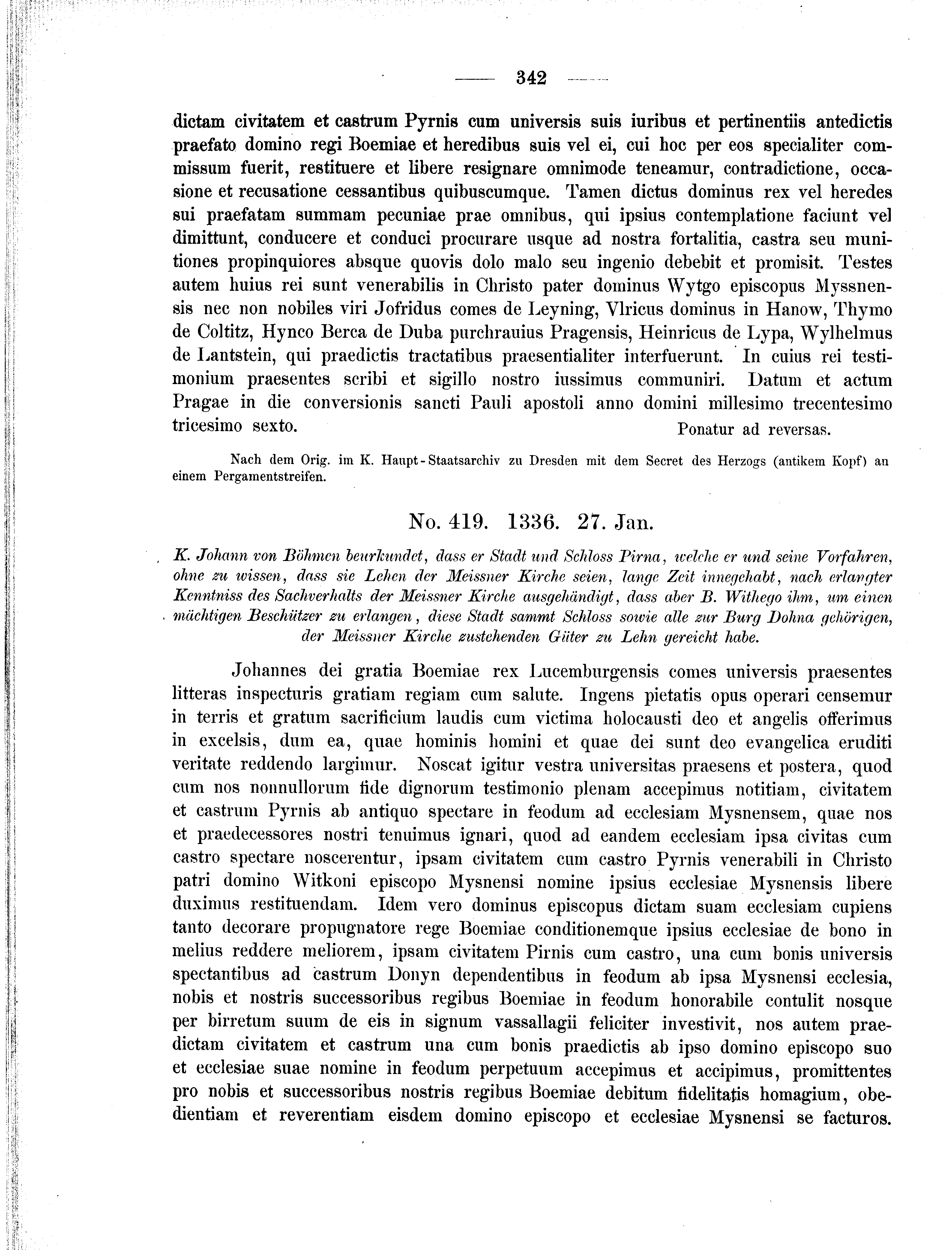 Historische Urkunde Seite 342 aus Band cds2_01