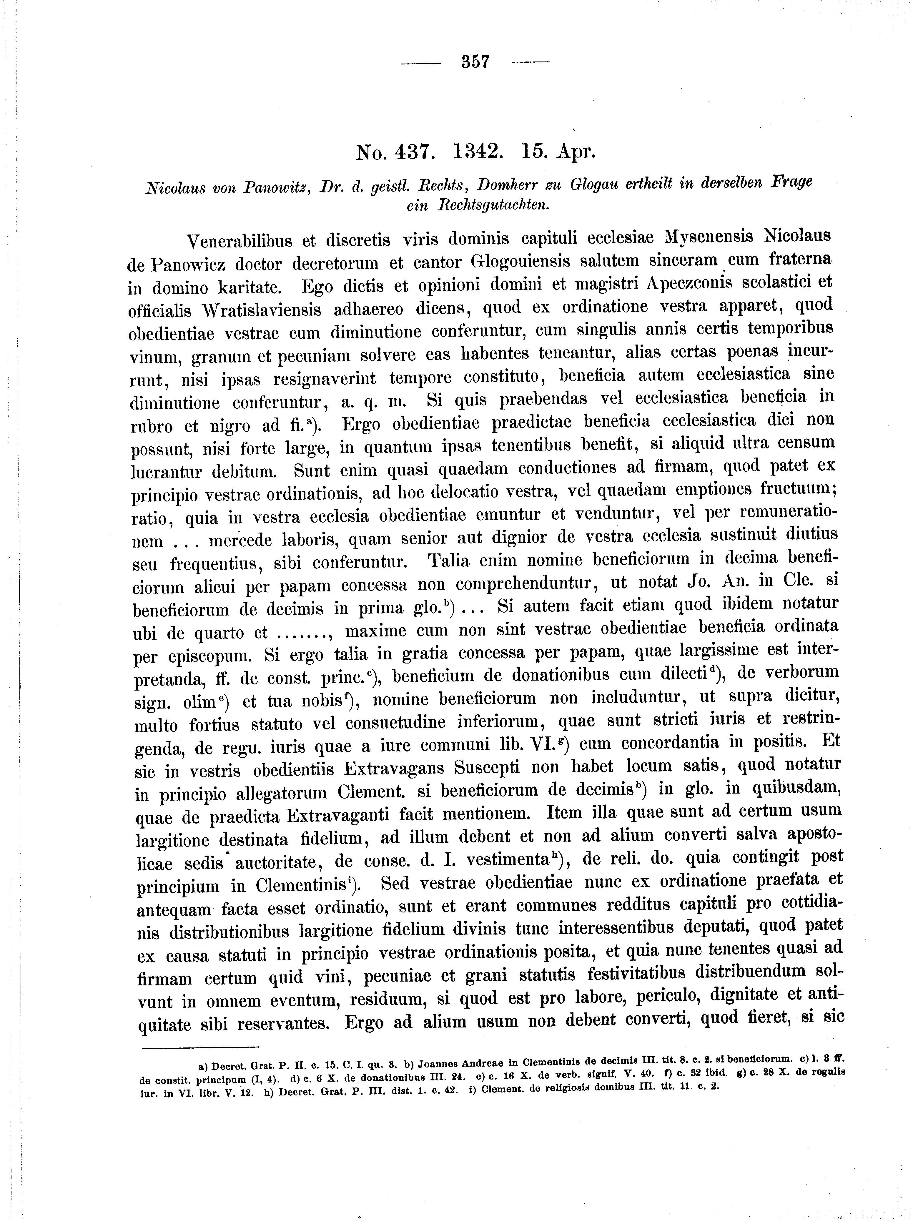 Historische Urkunde Seite 357 aus Band cds2_01