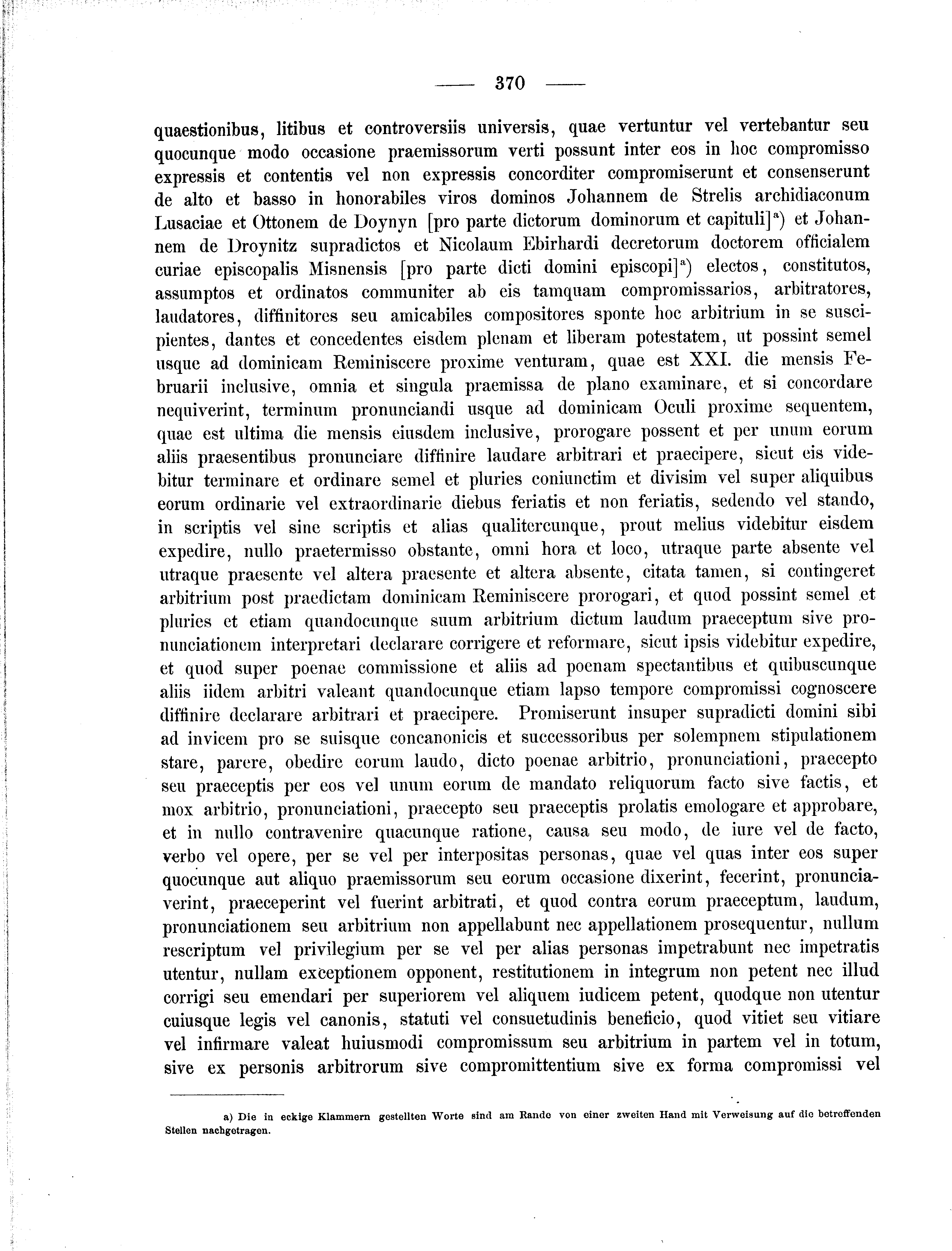 Historische Urkunde Seite 370 aus Band cds2_01