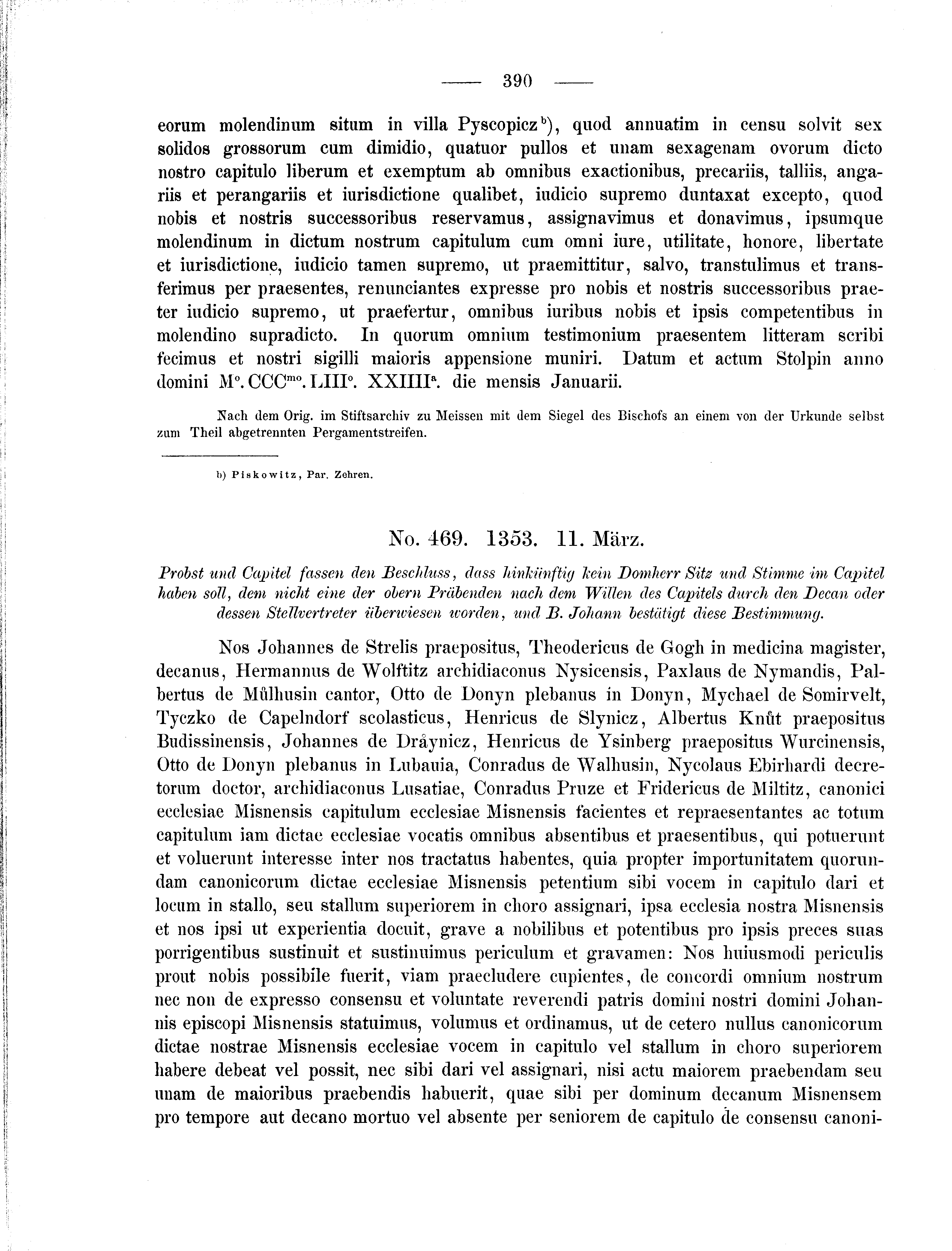 Historische Urkunde Seite 390 aus Band cds2_01