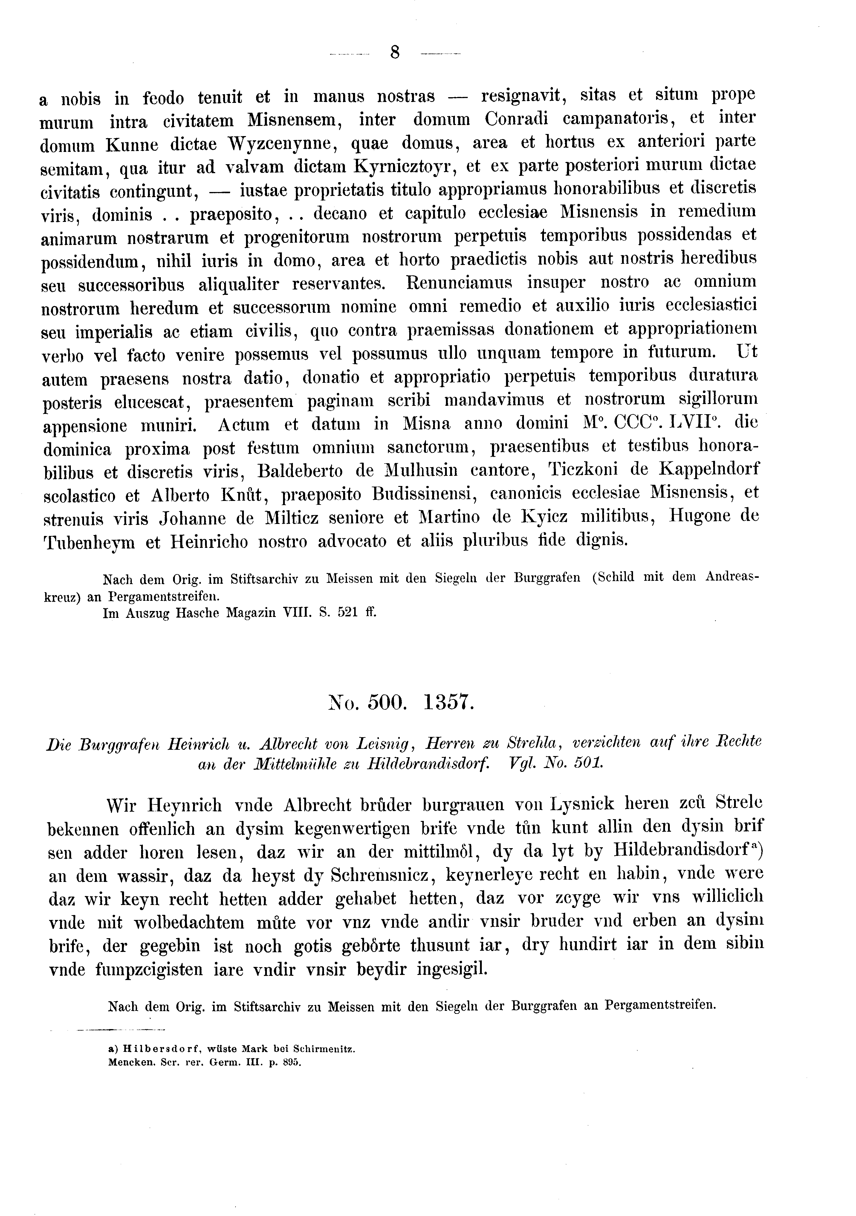 Historische Urkunde Seite 8 aus Band cds2_02