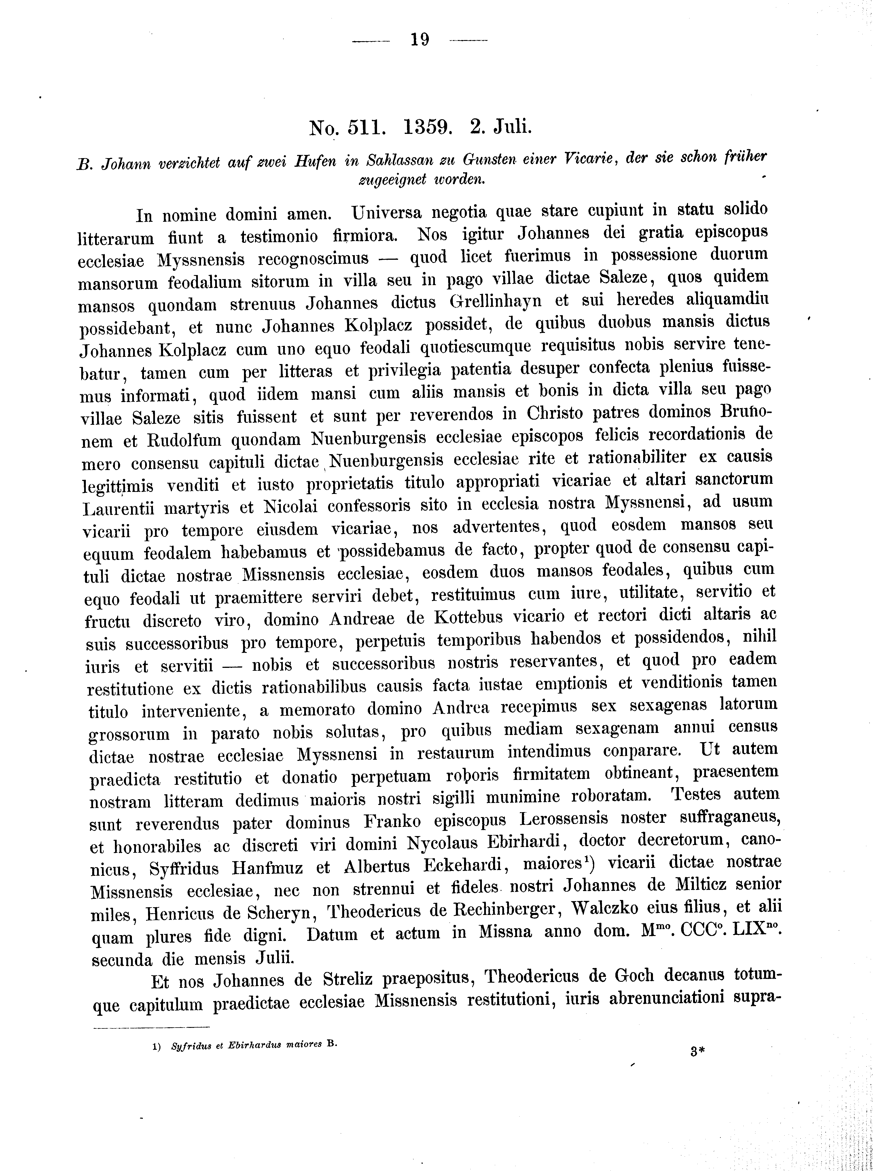 Historische Urkunde Seite 19 aus Band cds2_02