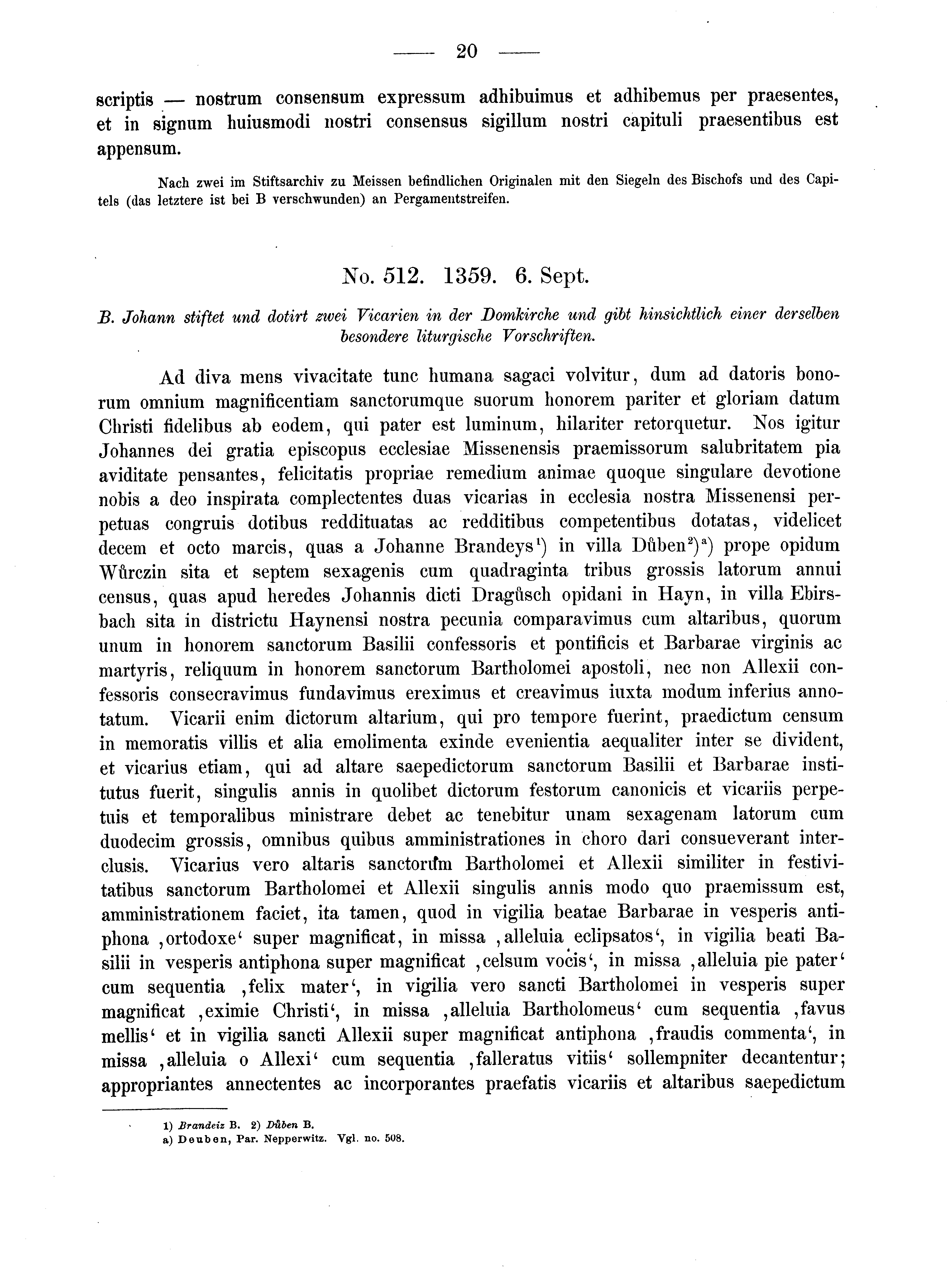 Historische Urkunde Seite 20 aus Band cds2_02