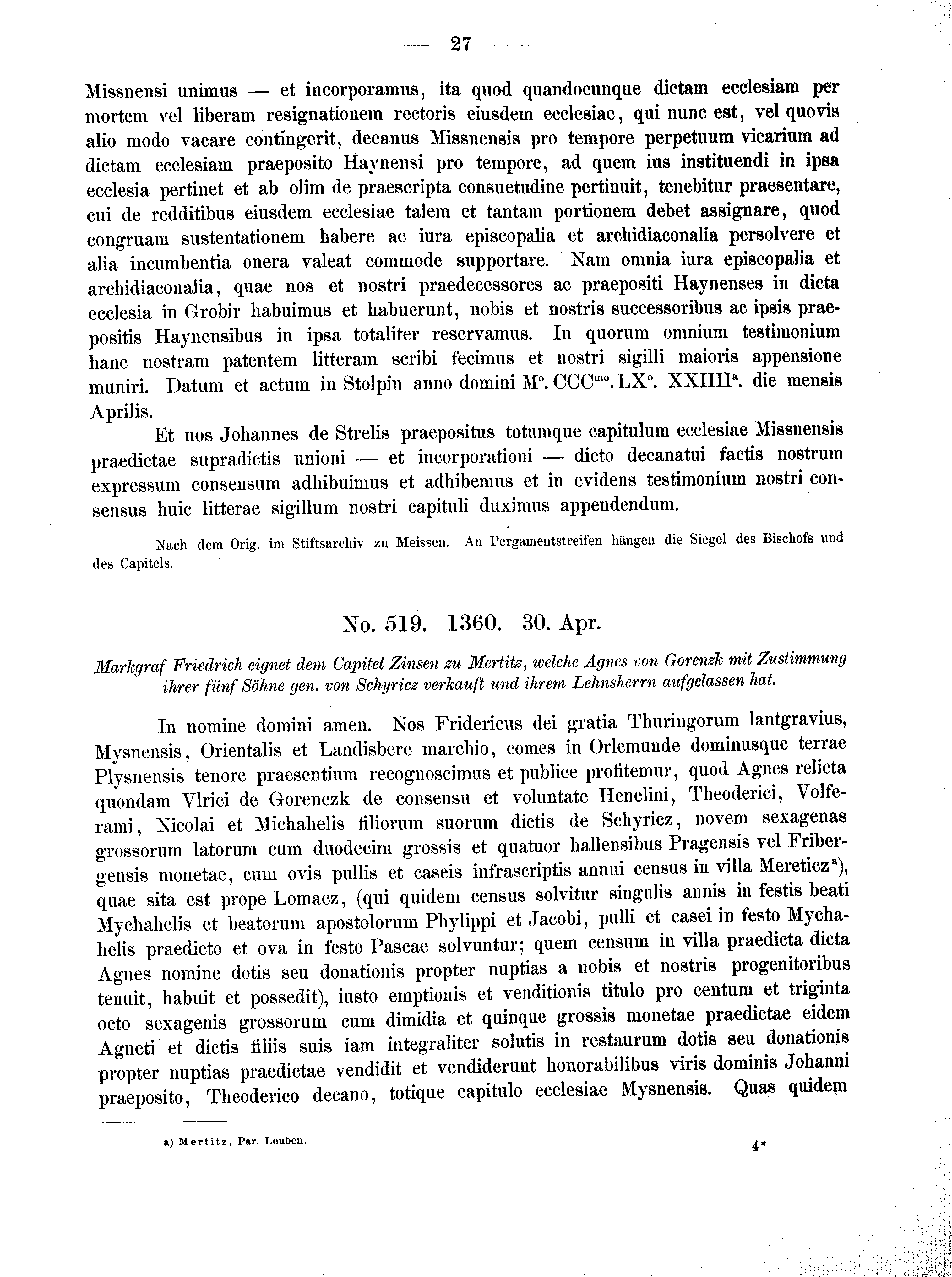 Historische Urkunde Seite 27 aus Band cds2_02