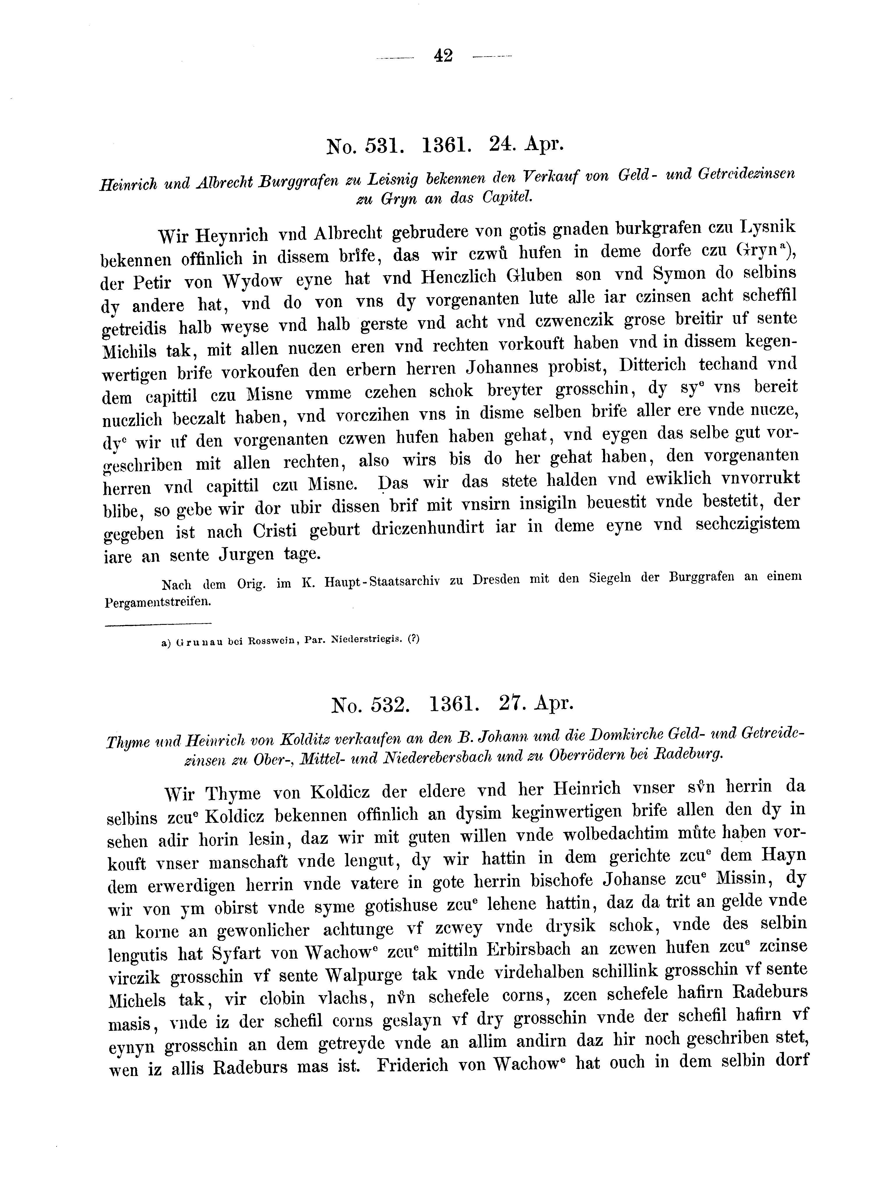 Historische Urkunde Seite 42 aus Band cds2_02