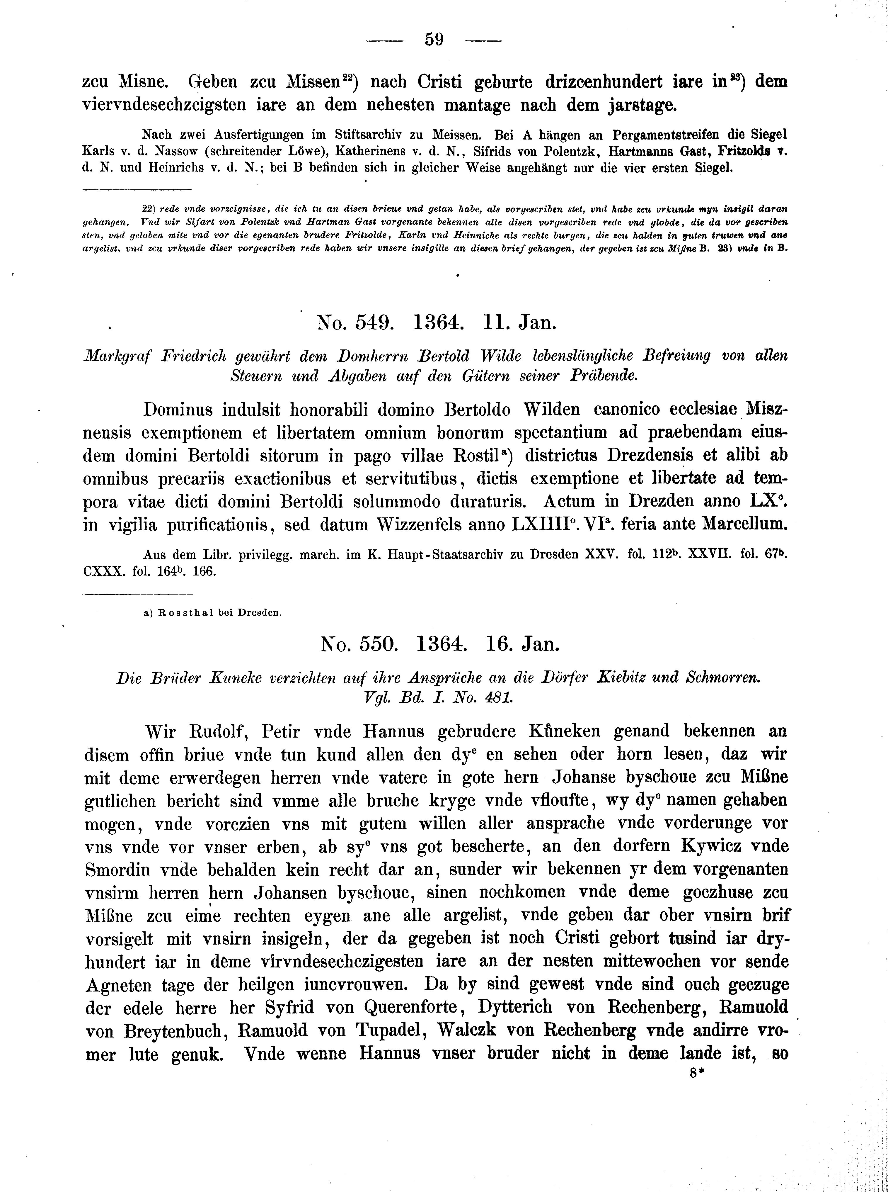 Historische Urkunde Seite 59 aus Band cds2_02