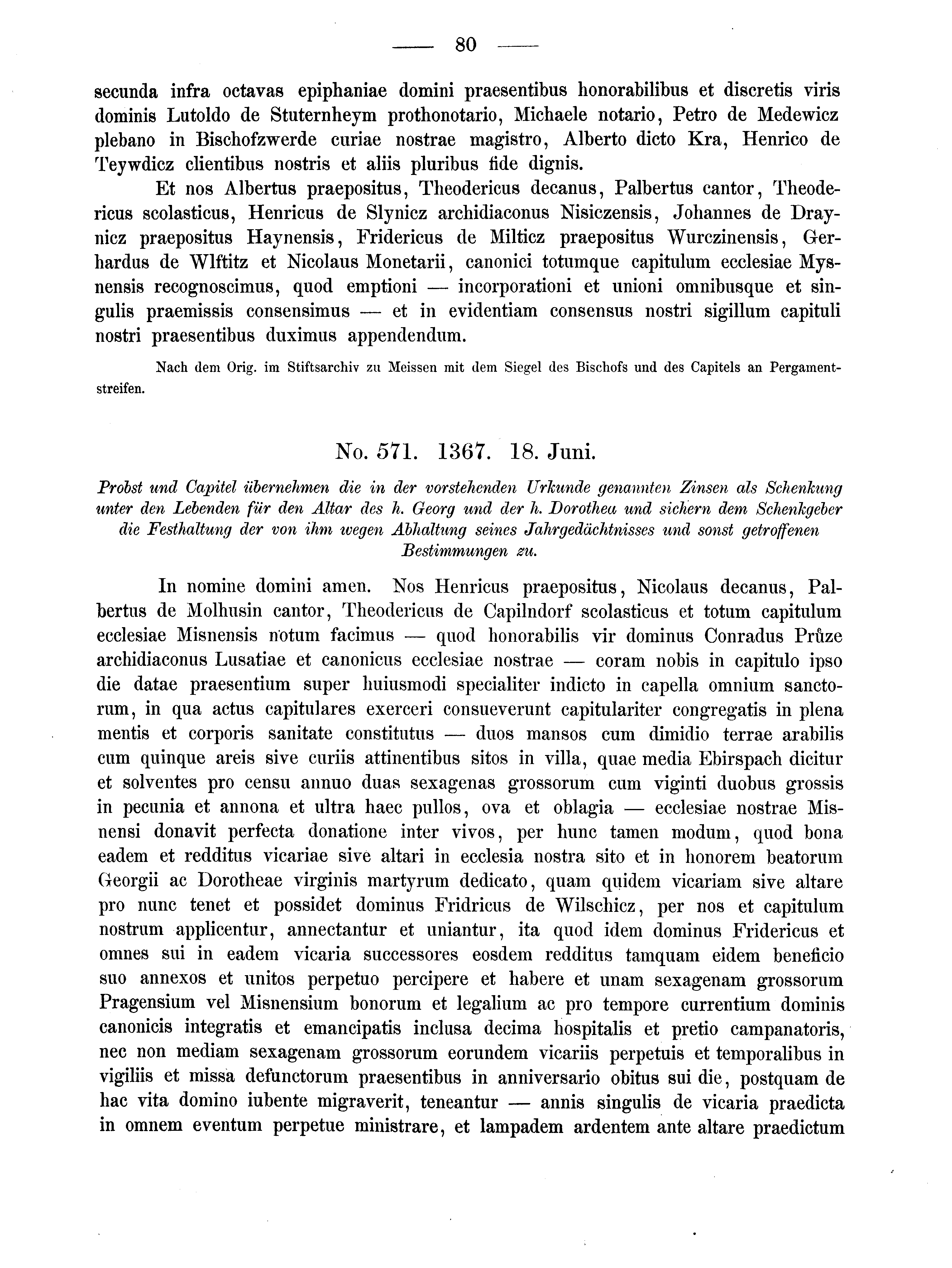 Historische Urkunde Seite 80 aus Band cds2_02