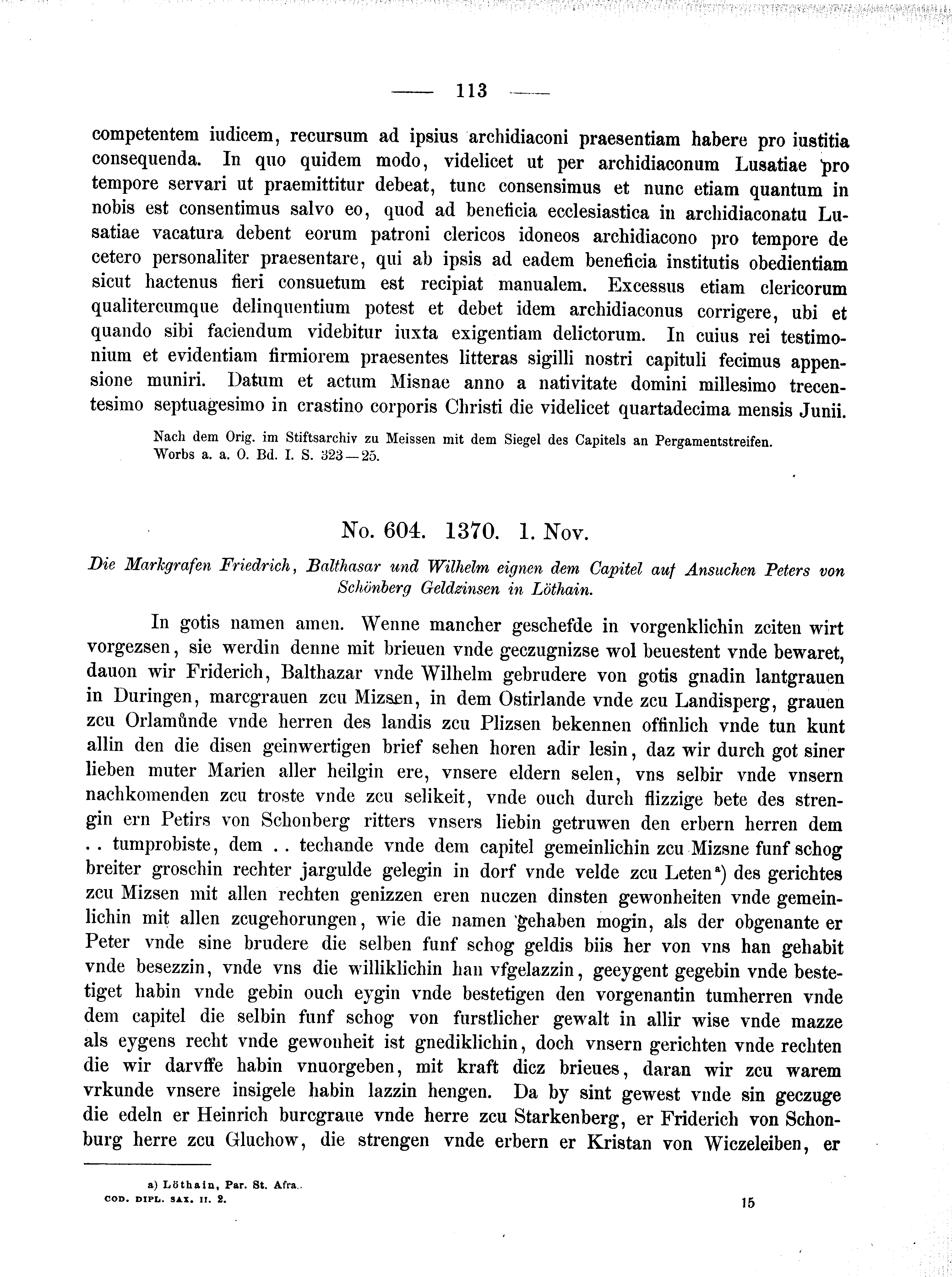 Historische Urkunde Seite 113 aus Band cds2_02